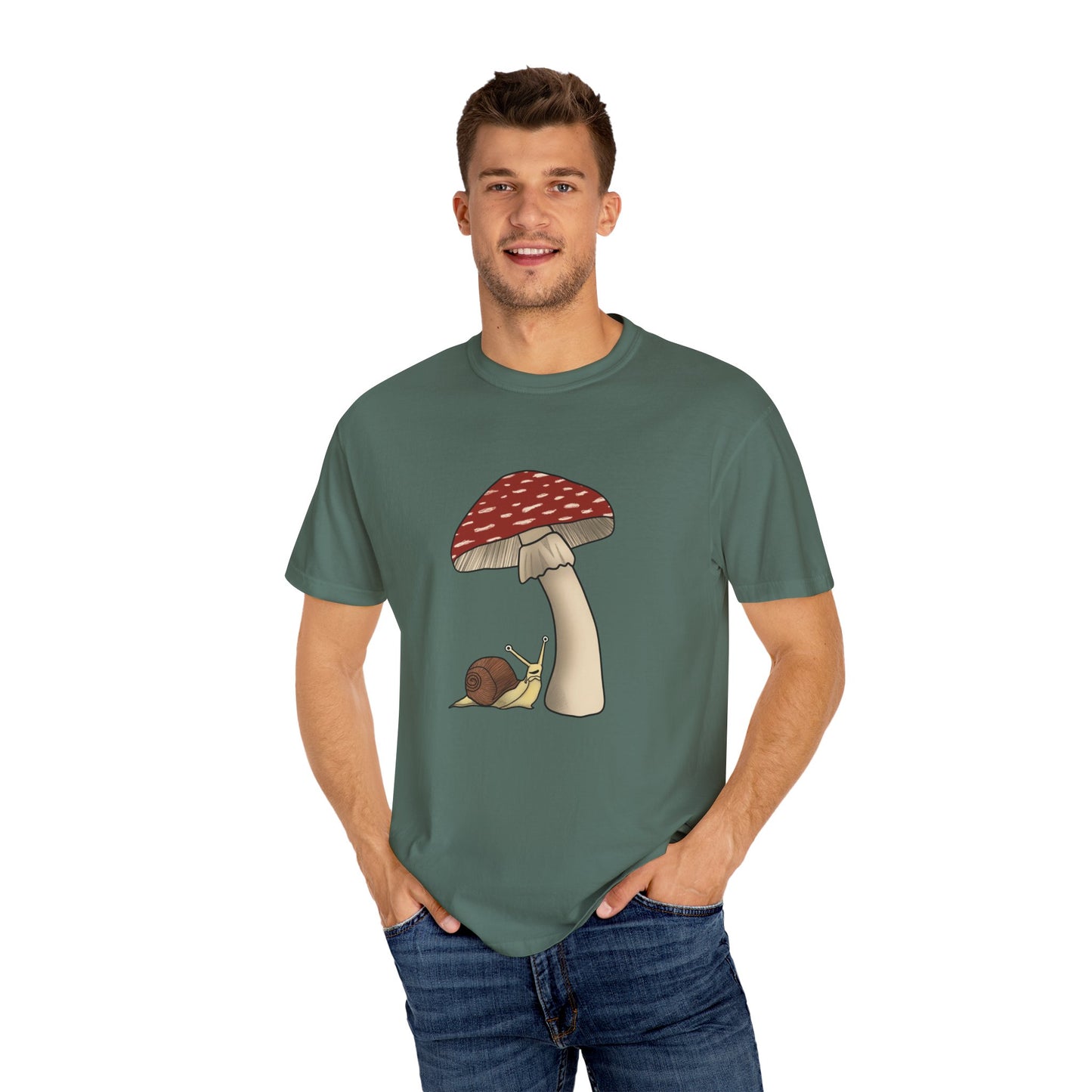 Snail in the Mushroom Shade T-Shirt