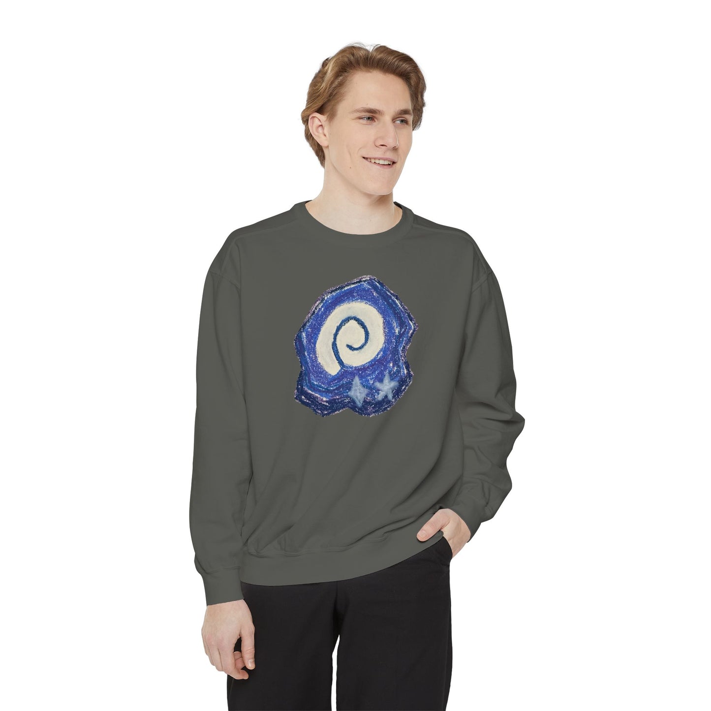 AC Fossil Crewneck | Unisex Garment-Dyed Sweatshirt, Casual Comfort, Comfort Colors