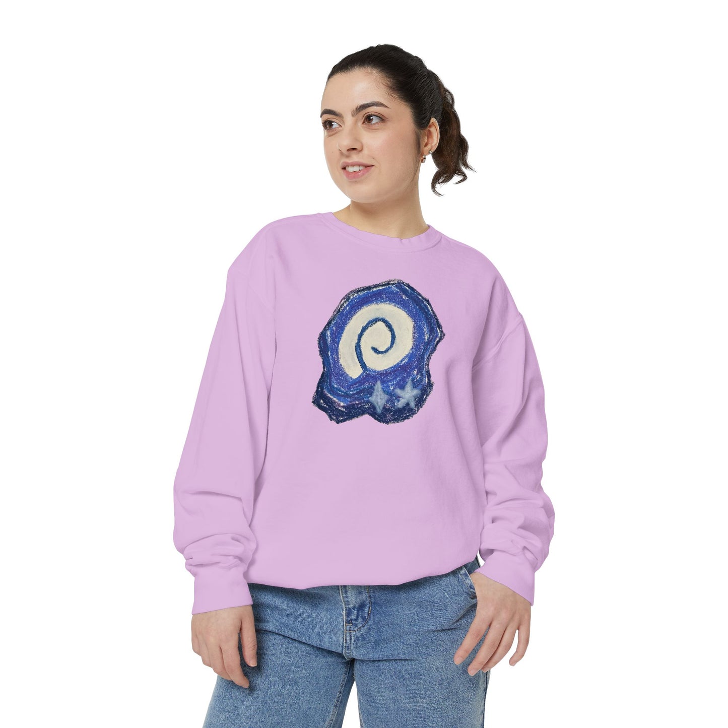 AC Fossil Crewneck | Unisex Garment-Dyed Sweatshirt, Casual Comfort, Comfort Colors