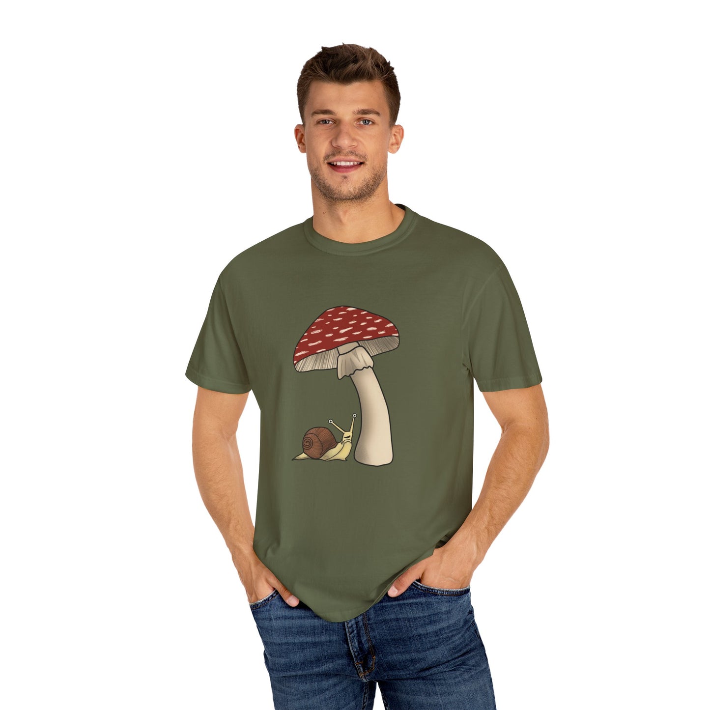 Snail in the Mushroom Shade T-Shirt