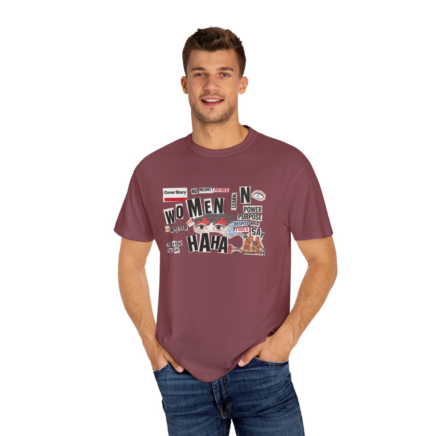 No Means More Collage Shirt