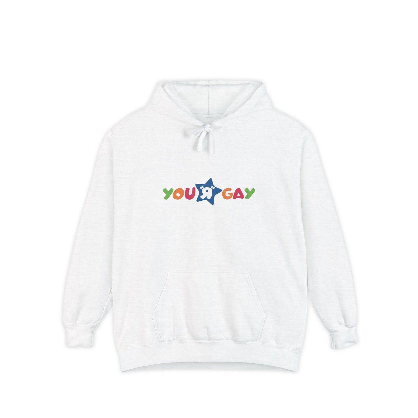 You R Gay Hoodie | Unisex Garment-Dyed Hoodie, Funny Hoodie, LGBTQ+ Apparel, Casual Wear, LGBTQ Pride Gift
