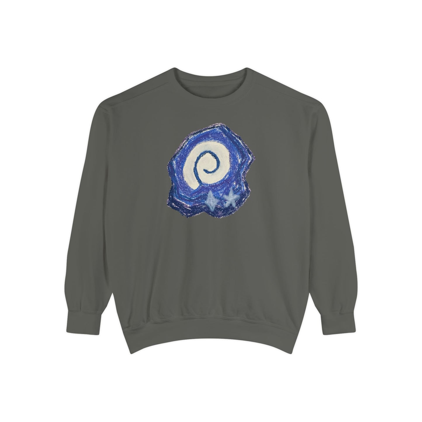 AC Fossil Crewneck | Unisex Garment-Dyed Sweatshirt, Casual Comfort, Comfort Colors