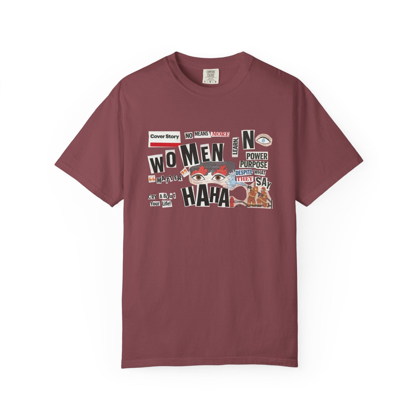 No Means More Collage Shirt