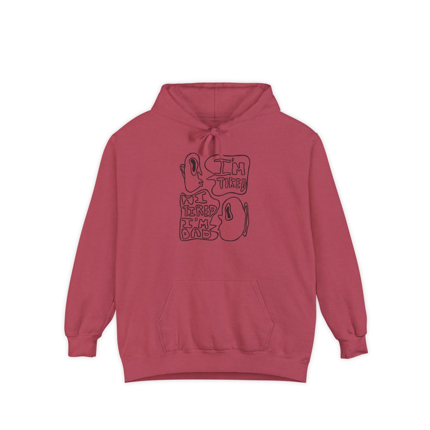 Dad Joke Hoodie | Narcolepsy Awareness and Dad Joke Abstract Faces Sweatshirt, Comfort Colors