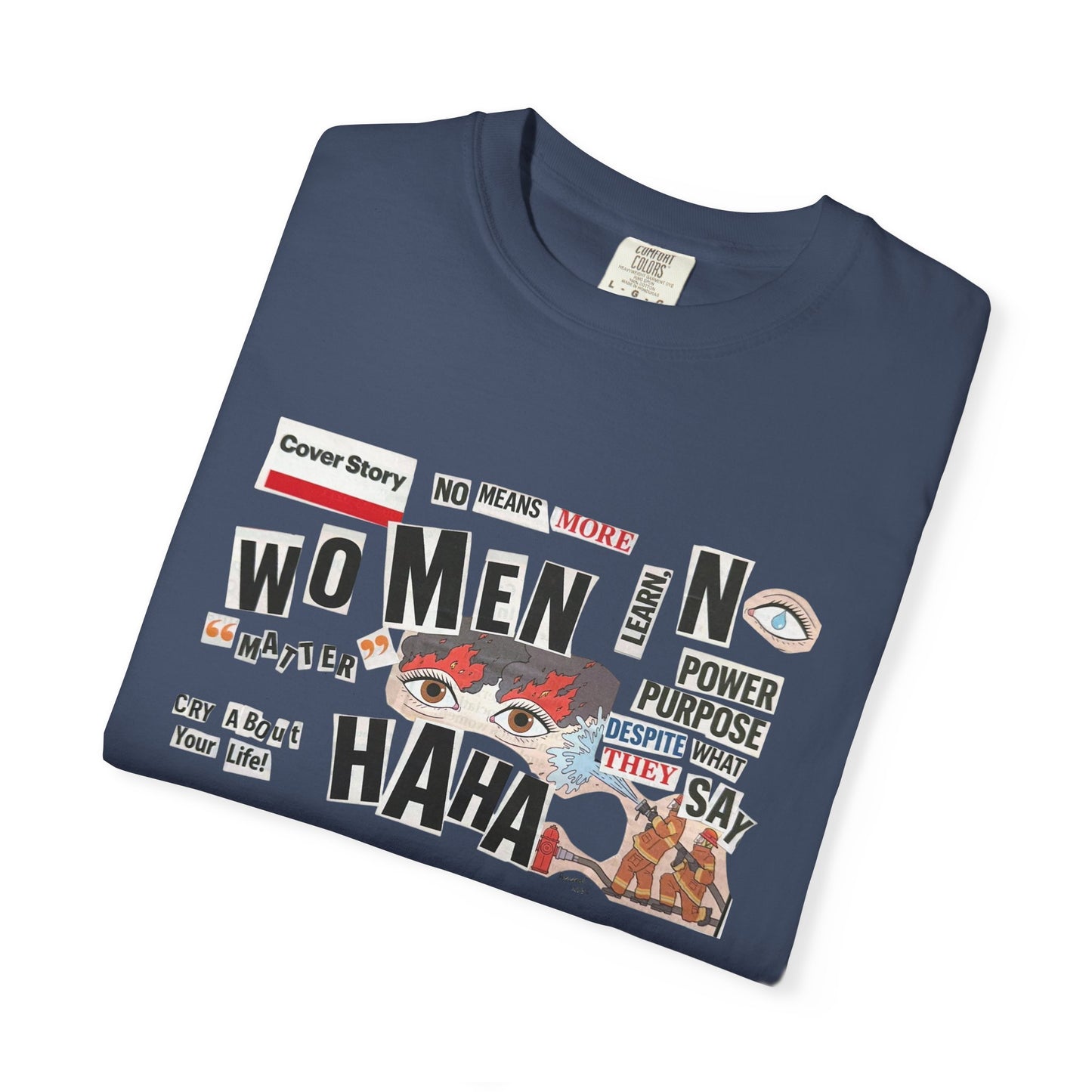 No Means More Collage Shirt