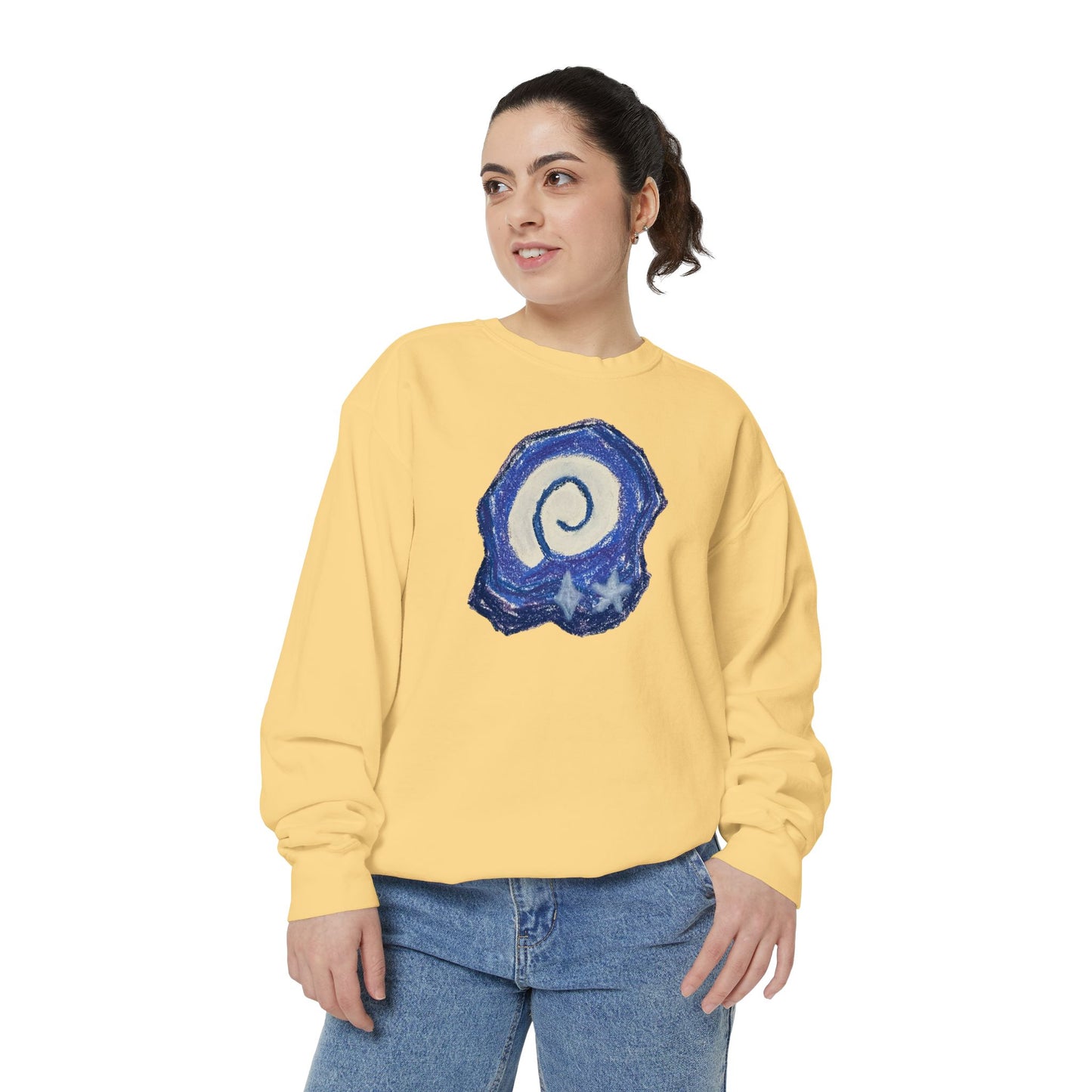 AC Fossil Crewneck | Unisex Garment-Dyed Sweatshirt, Casual Comfort, Comfort Colors