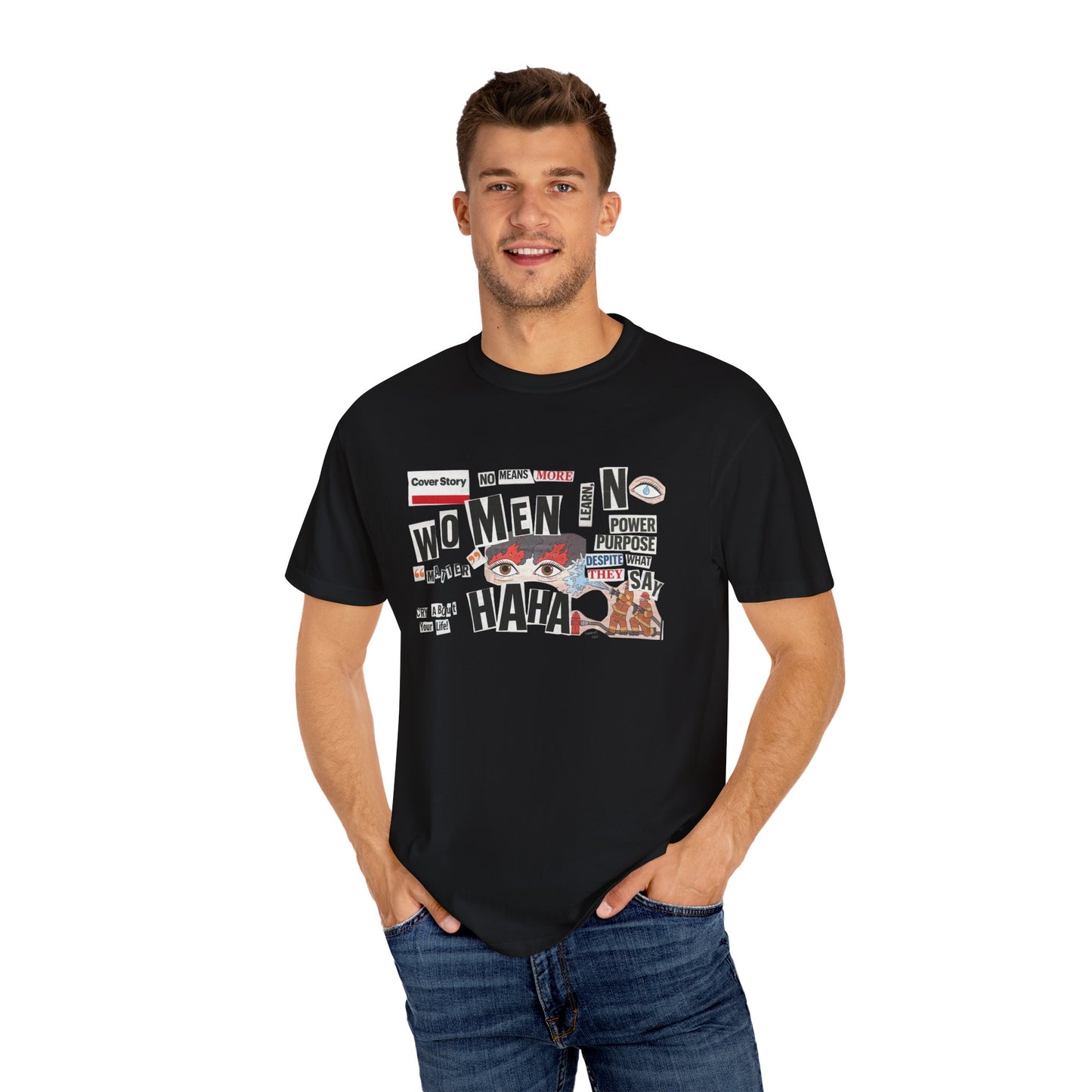 No Means More Collage Shirt