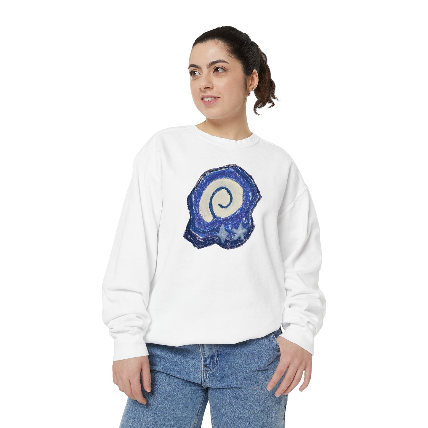 AC Fossil Crewneck | Unisex Garment-Dyed Sweatshirt, Casual Comfort, Comfort Colors