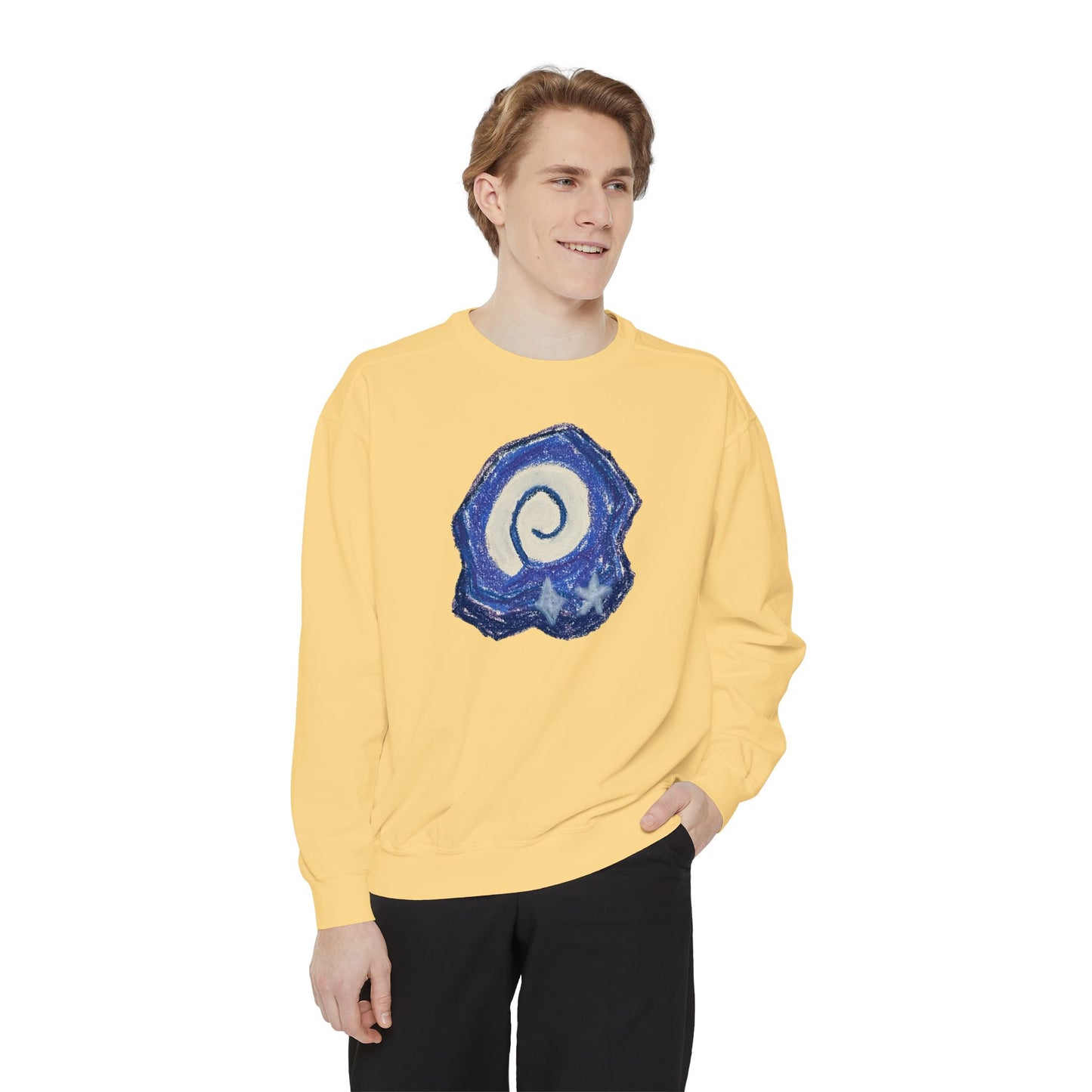 AC Fossil Crewneck | Unisex Garment-Dyed Sweatshirt, Casual Comfort, Comfort Colors
