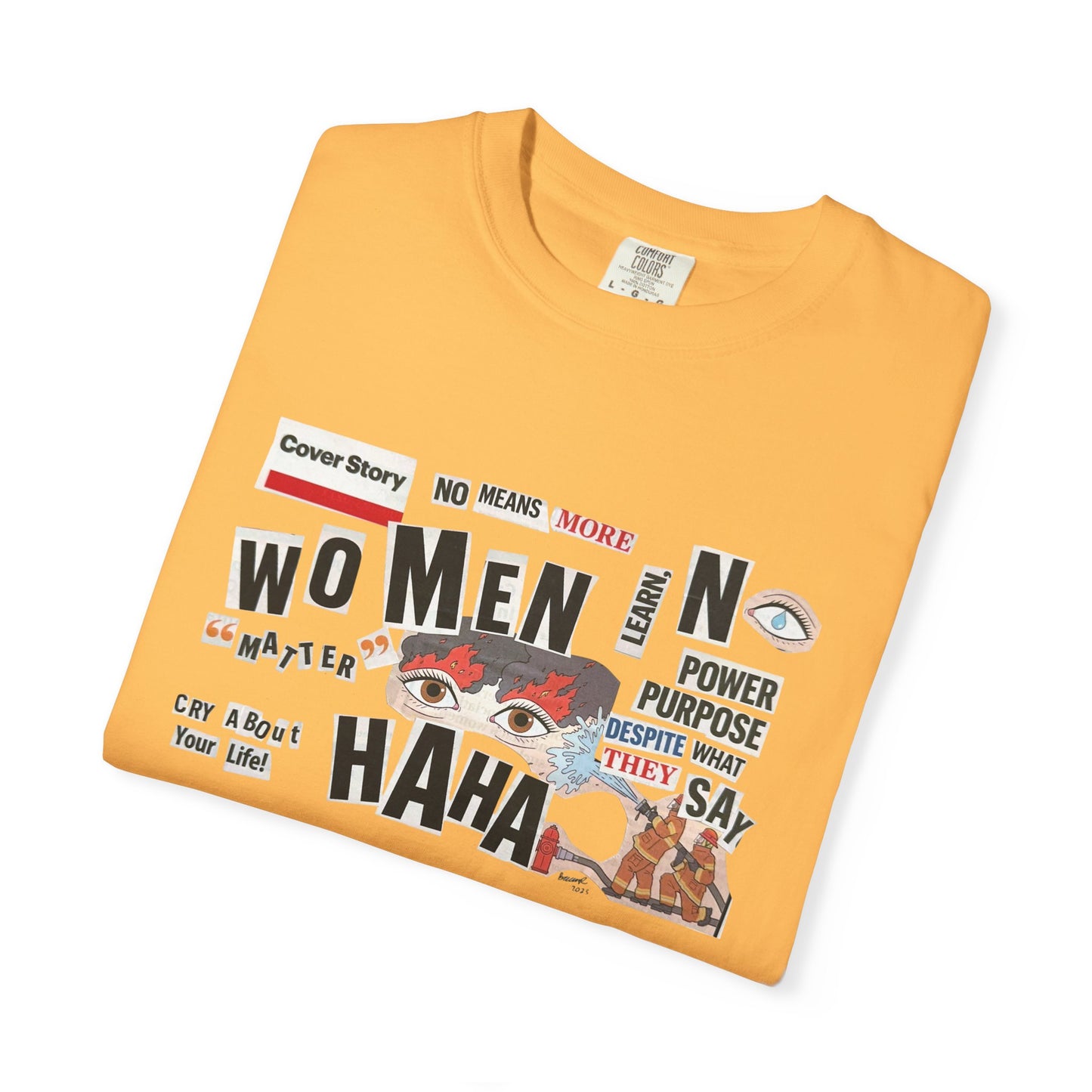 No Means More Collage Shirt