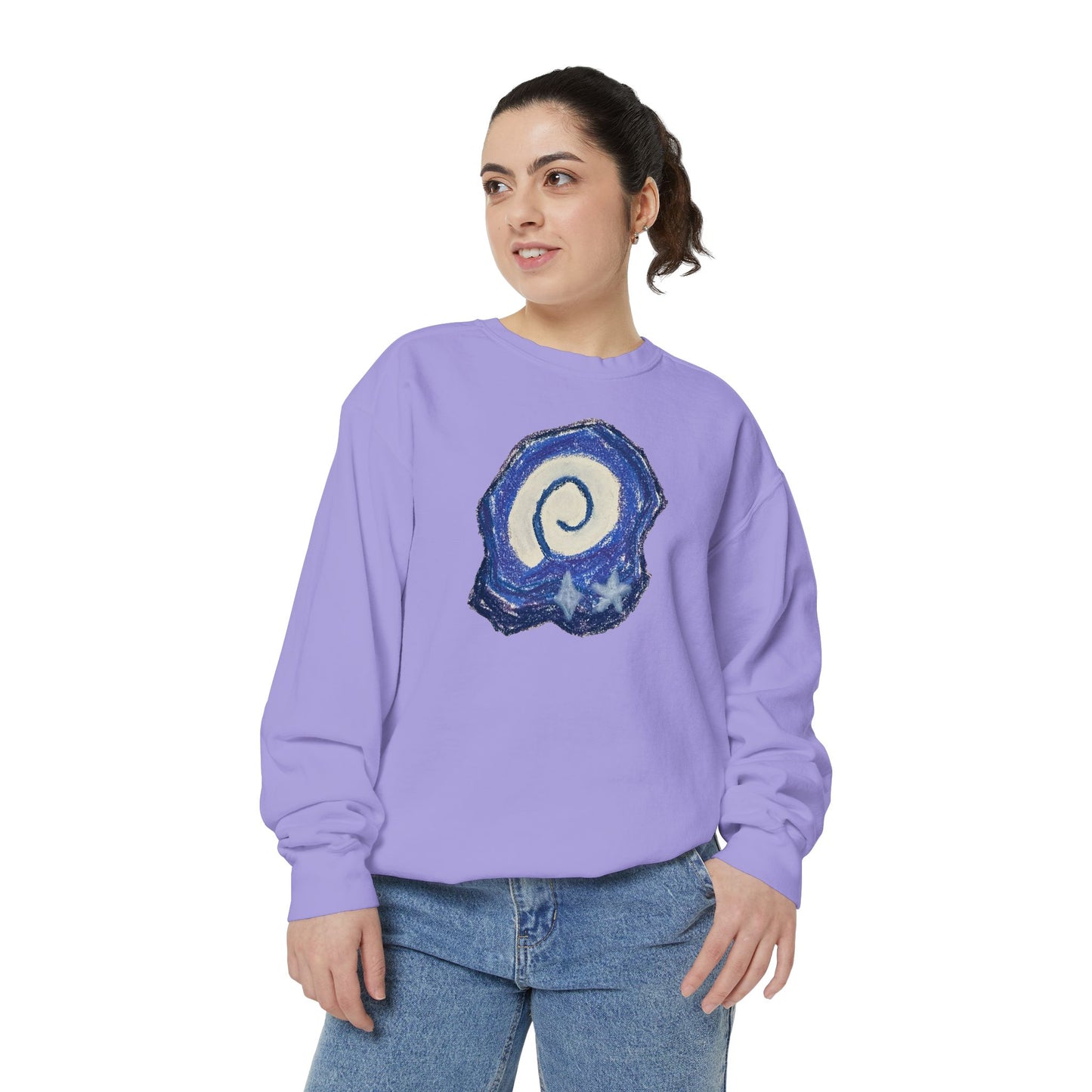 AC Fossil Crewneck | Unisex Garment-Dyed Sweatshirt, Casual Comfort, Comfort Colors