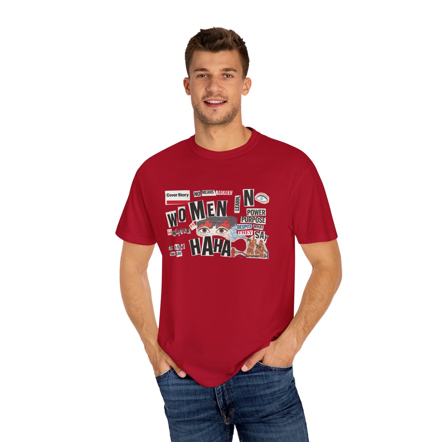 No Means More Collage Shirt