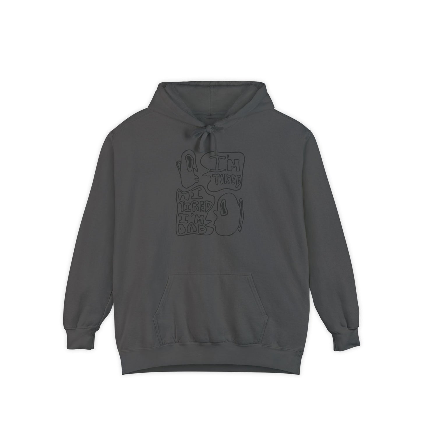 Dad Joke Hoodie | Narcolepsy Awareness and Dad Joke Abstract Faces Sweatshirt, Comfort Colors