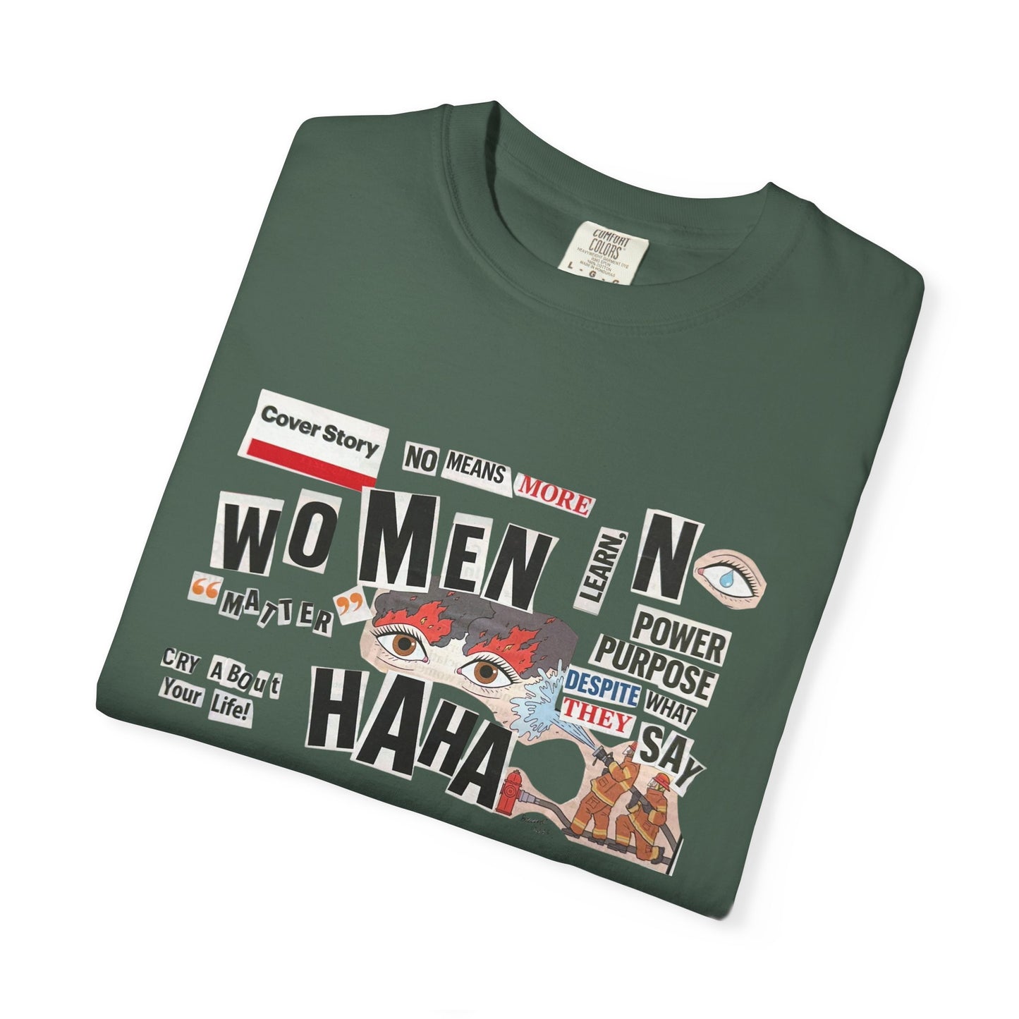 No Means More Collage Shirt