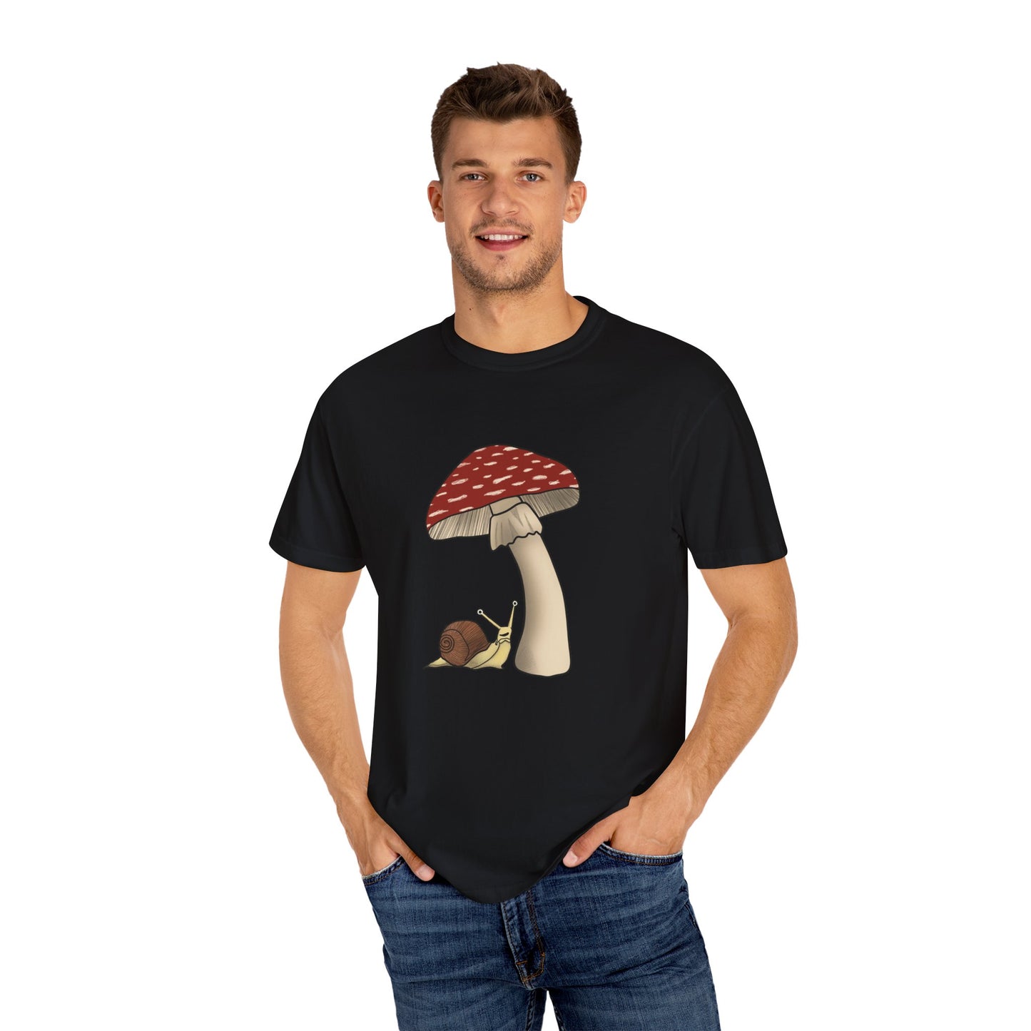Snail in the Mushroom Shade T-Shirt
