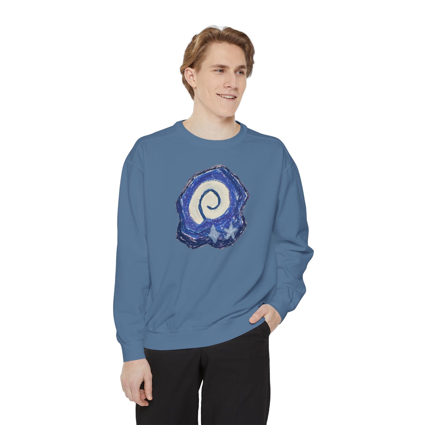 AC Fossil Crewneck | Unisex Garment-Dyed Sweatshirt, Casual Comfort, Comfort Colors