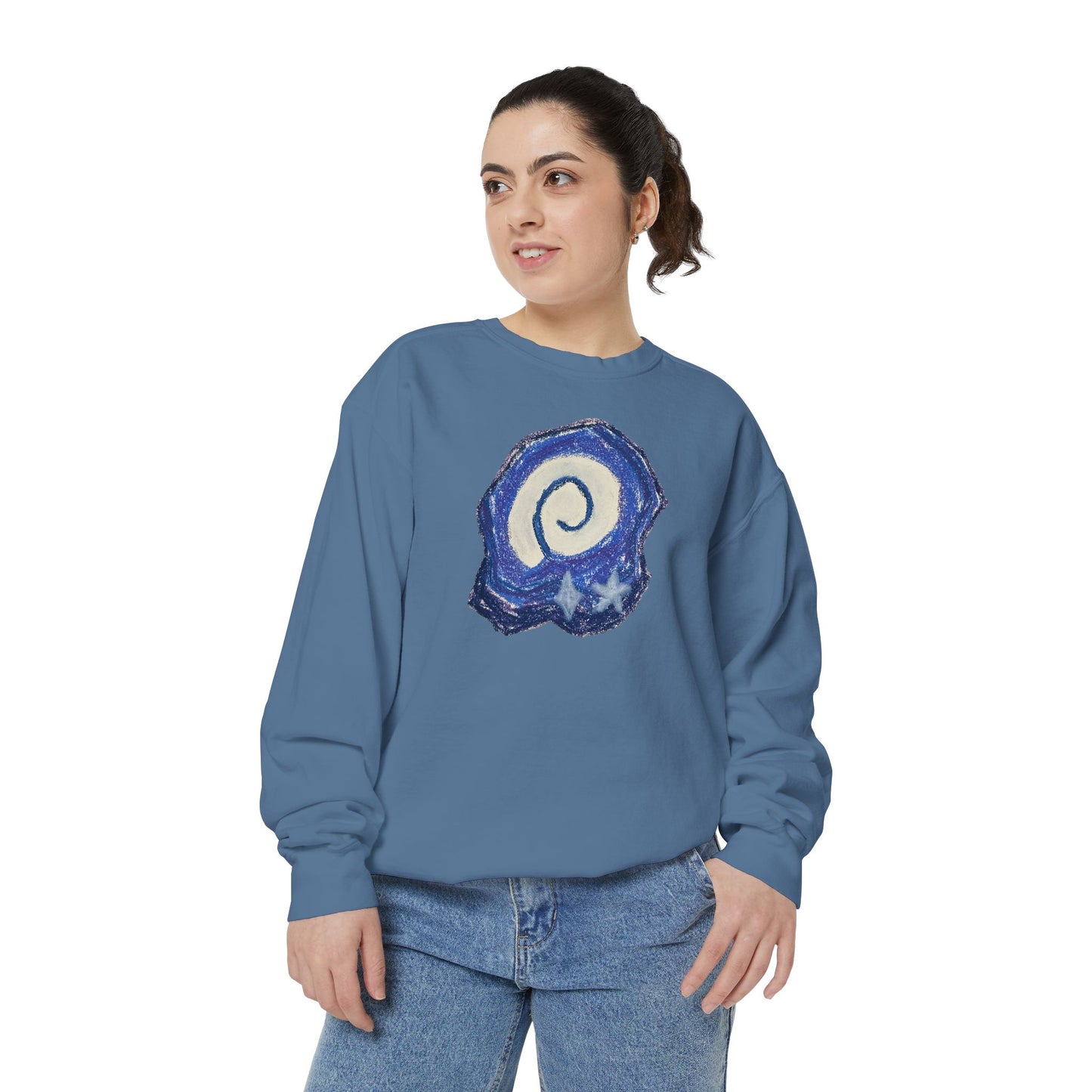 AC Fossil Crewneck | Unisex Garment-Dyed Sweatshirt, Casual Comfort, Comfort Colors