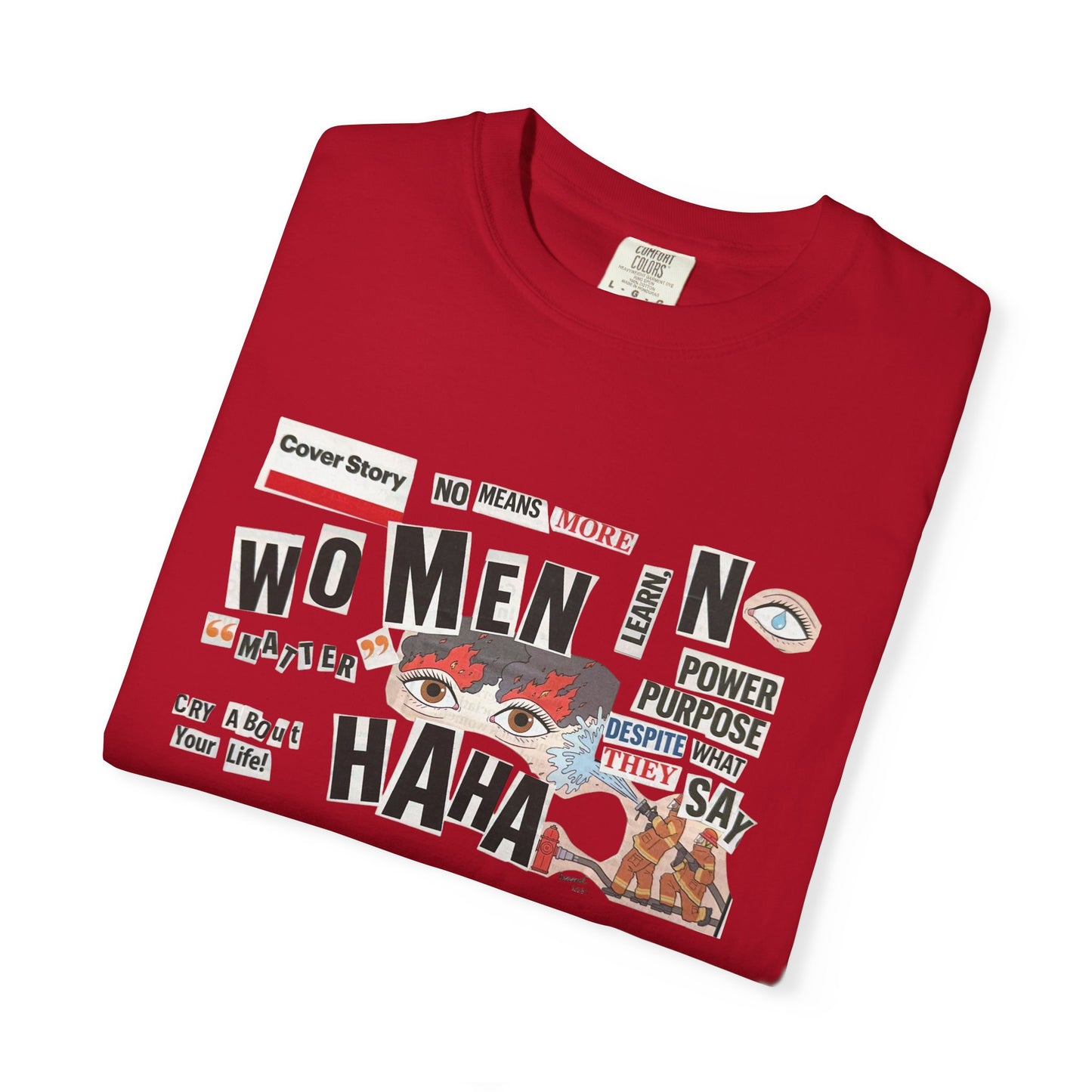 No Means More Collage Shirt