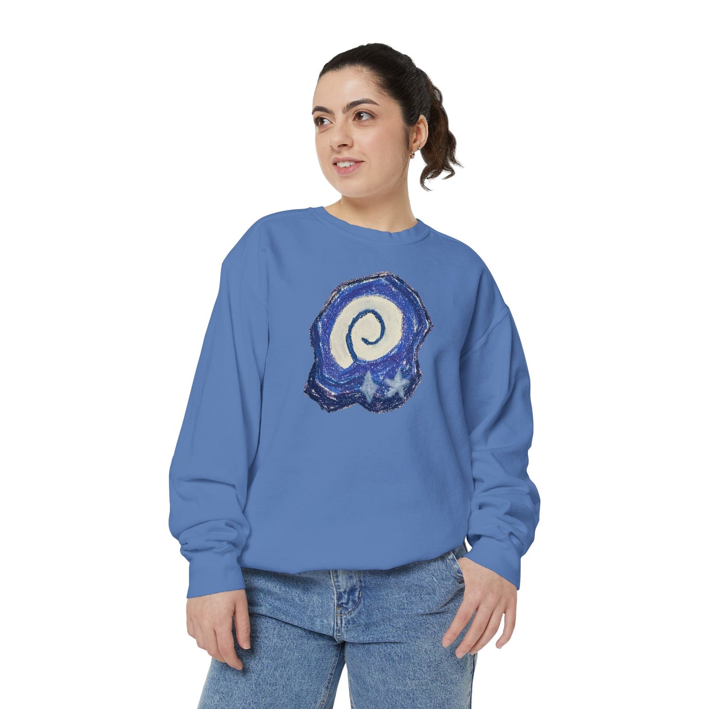 AC Fossil Crewneck | Unisex Garment-Dyed Sweatshirt, Casual Comfort, Comfort Colors