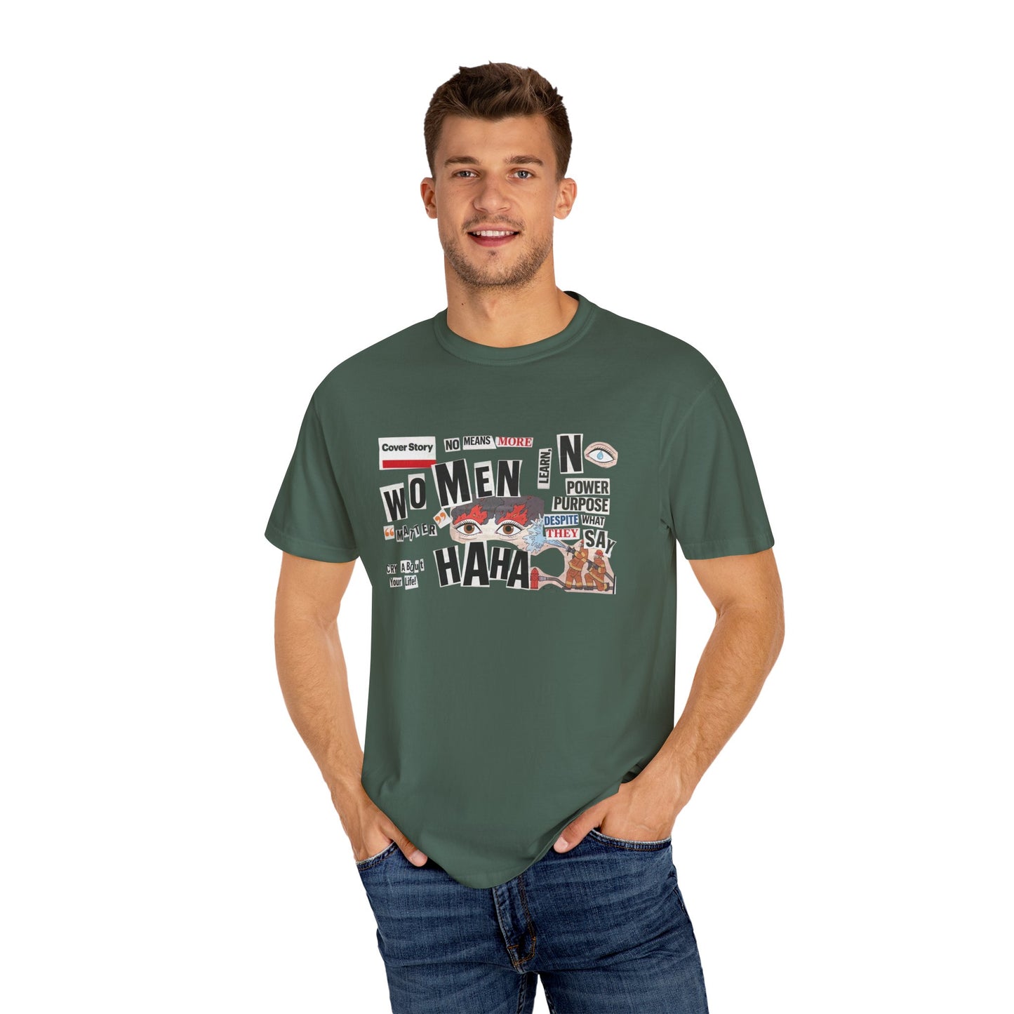 No Means More Collage Shirt