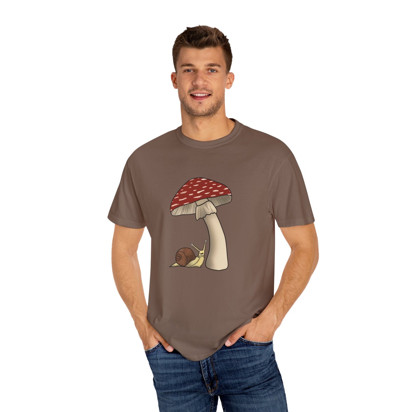 Snail in the Mushroom Shade T-Shirt