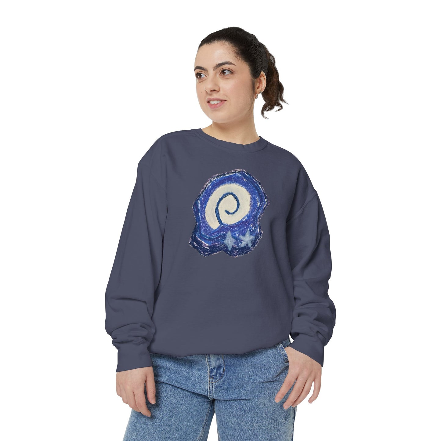 AC Fossil Crewneck | Unisex Garment-Dyed Sweatshirt, Casual Comfort, Comfort Colors