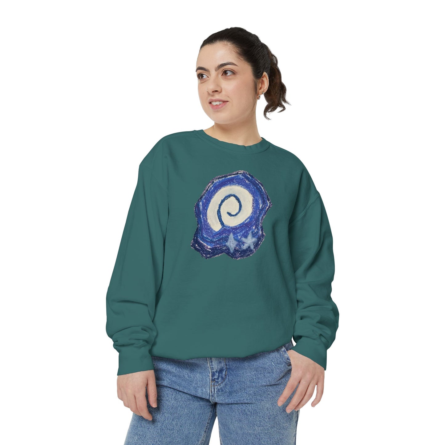 AC Fossil Crewneck | Unisex Garment-Dyed Sweatshirt, Casual Comfort, Comfort Colors
