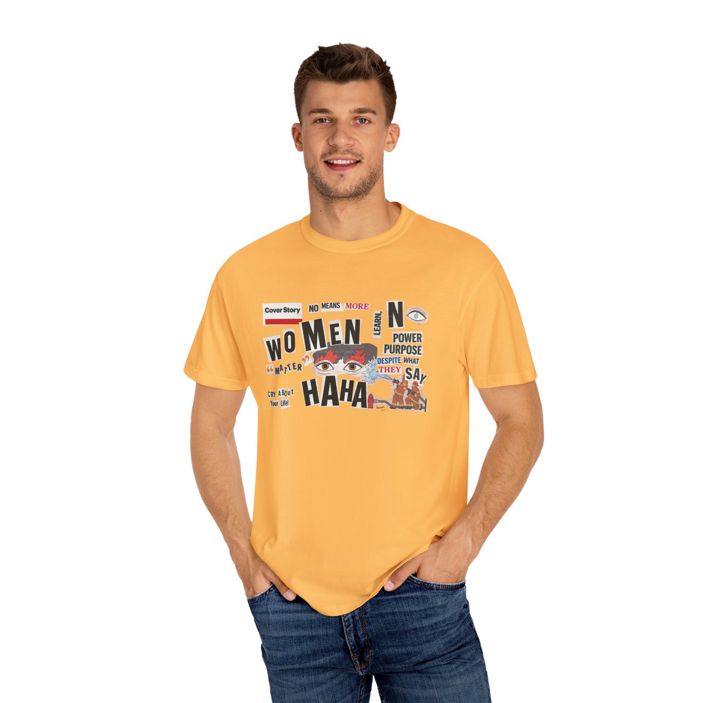 No Means More Collage Shirt