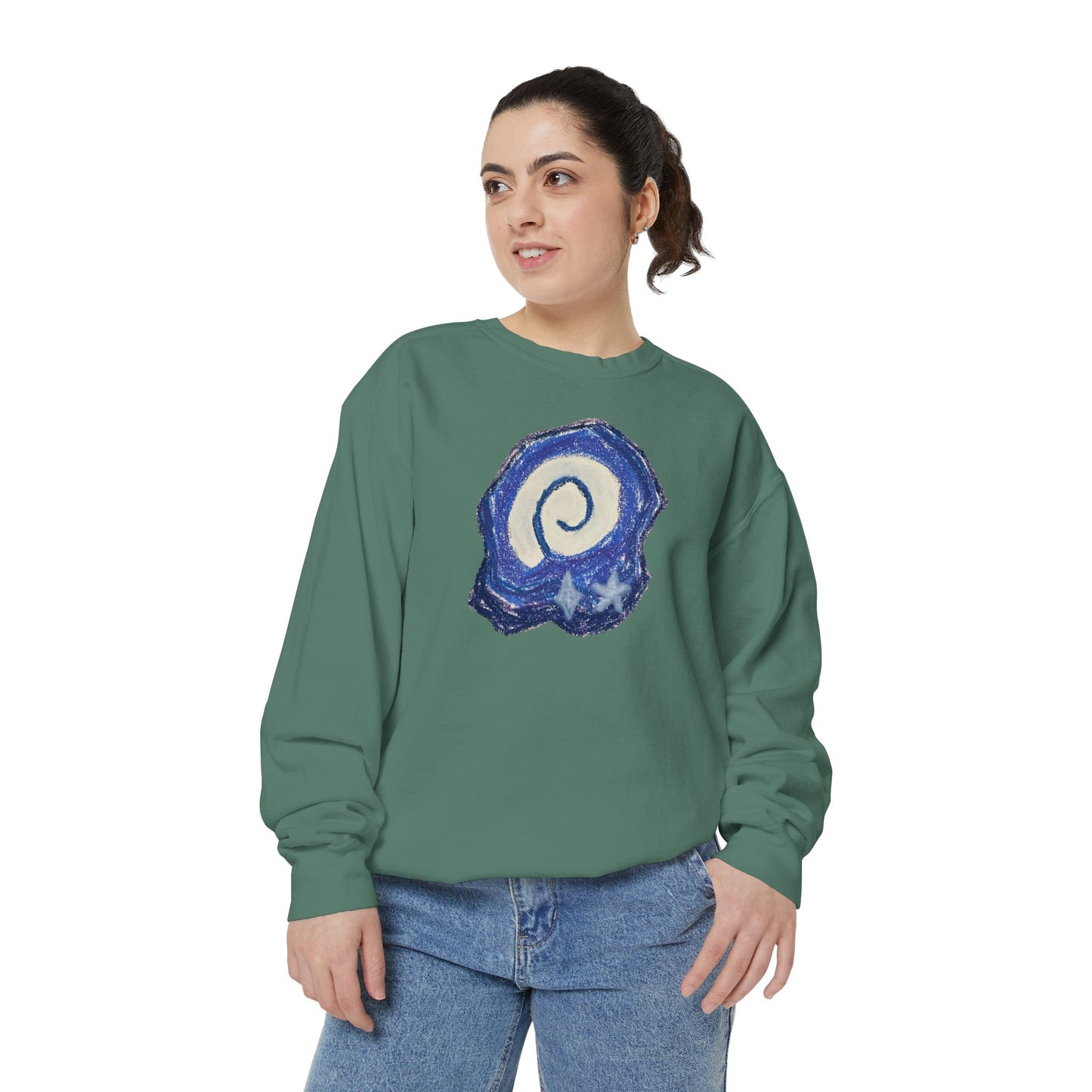AC Fossil Crewneck | Unisex Garment-Dyed Sweatshirt, Casual Comfort, Comfort Colors