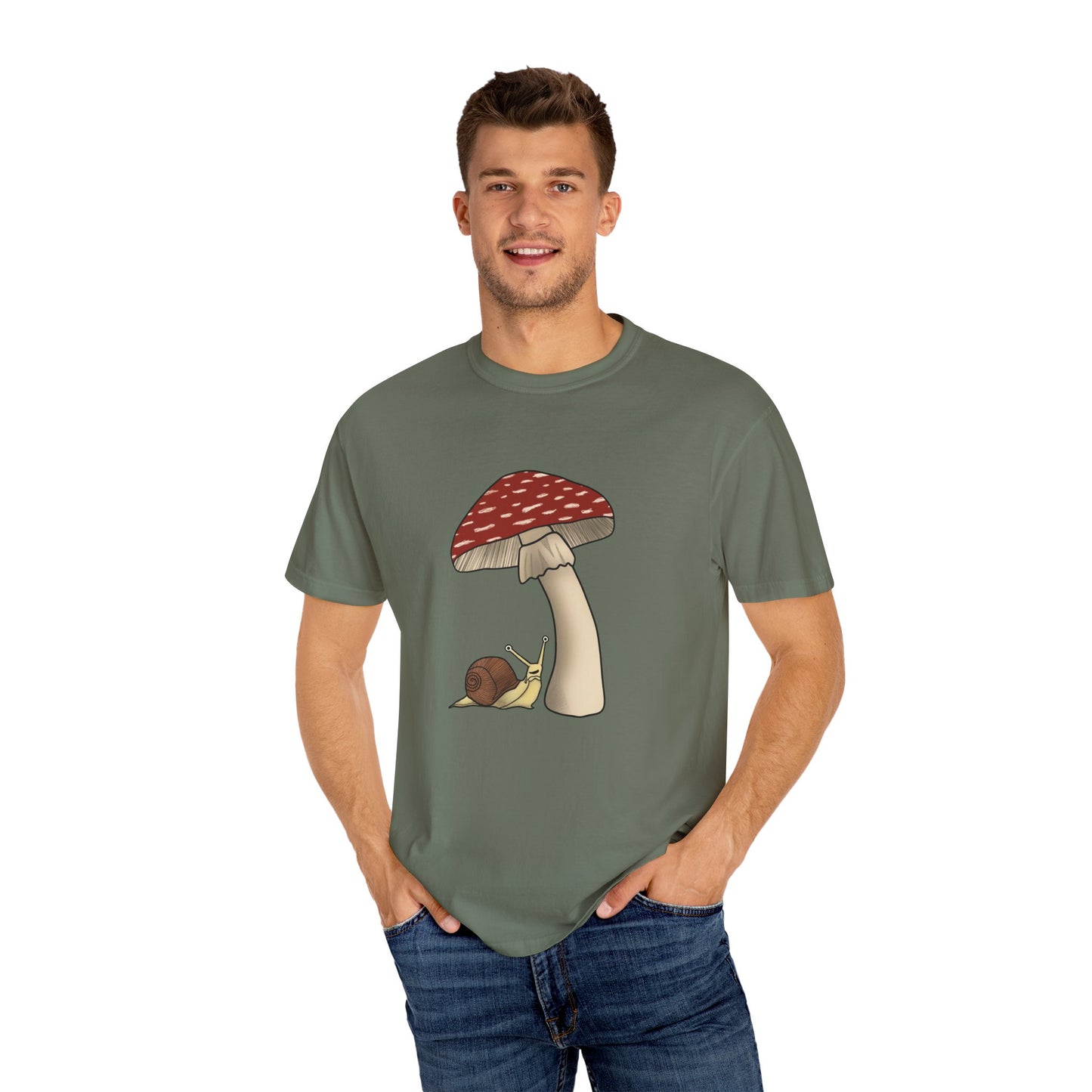 Snail in the Mushroom Shade T-Shirt