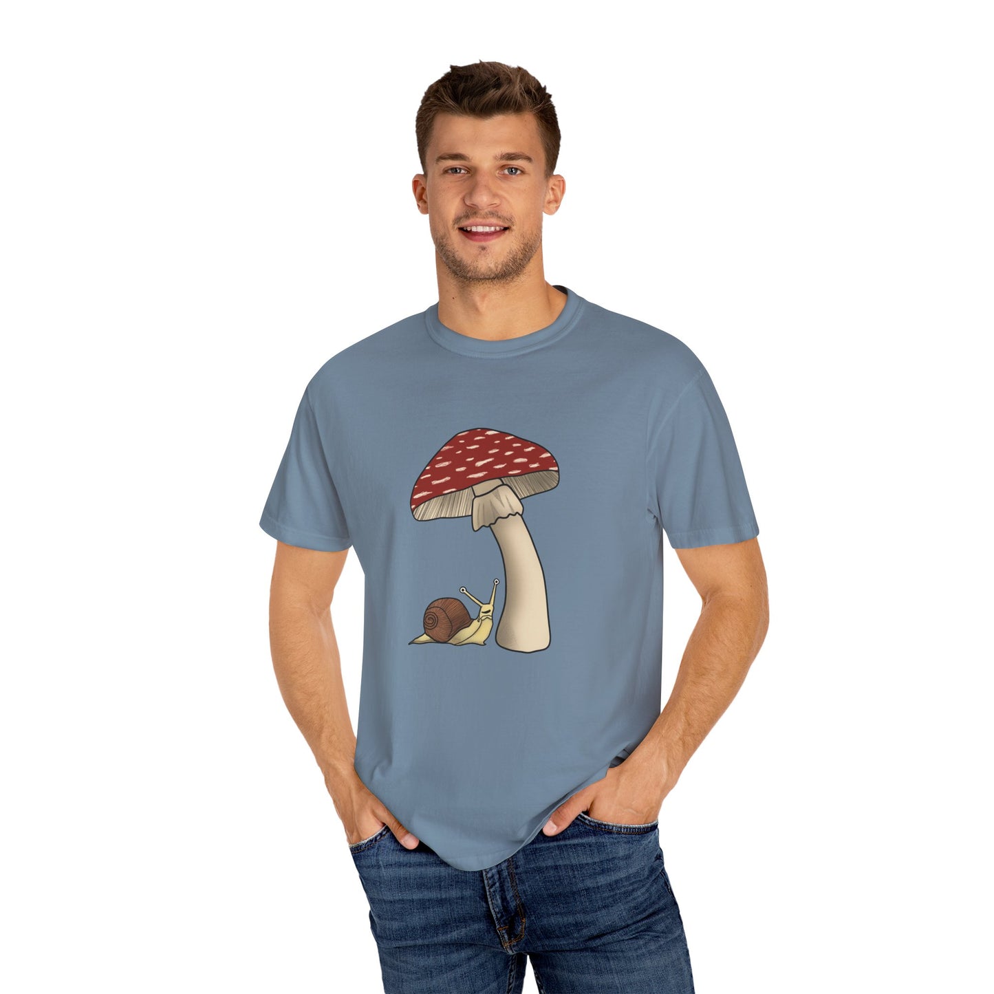 Snail in the Mushroom Shade T-Shirt