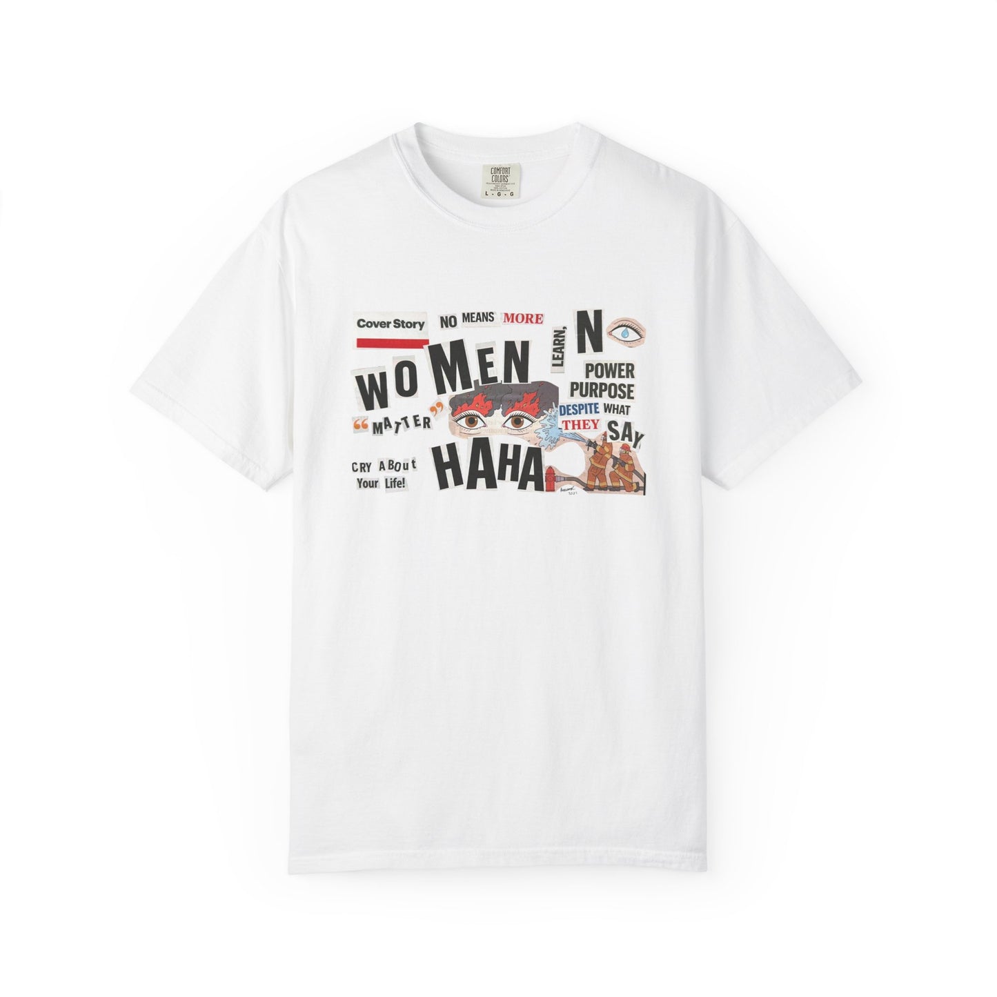 No Means More Collage Shirt