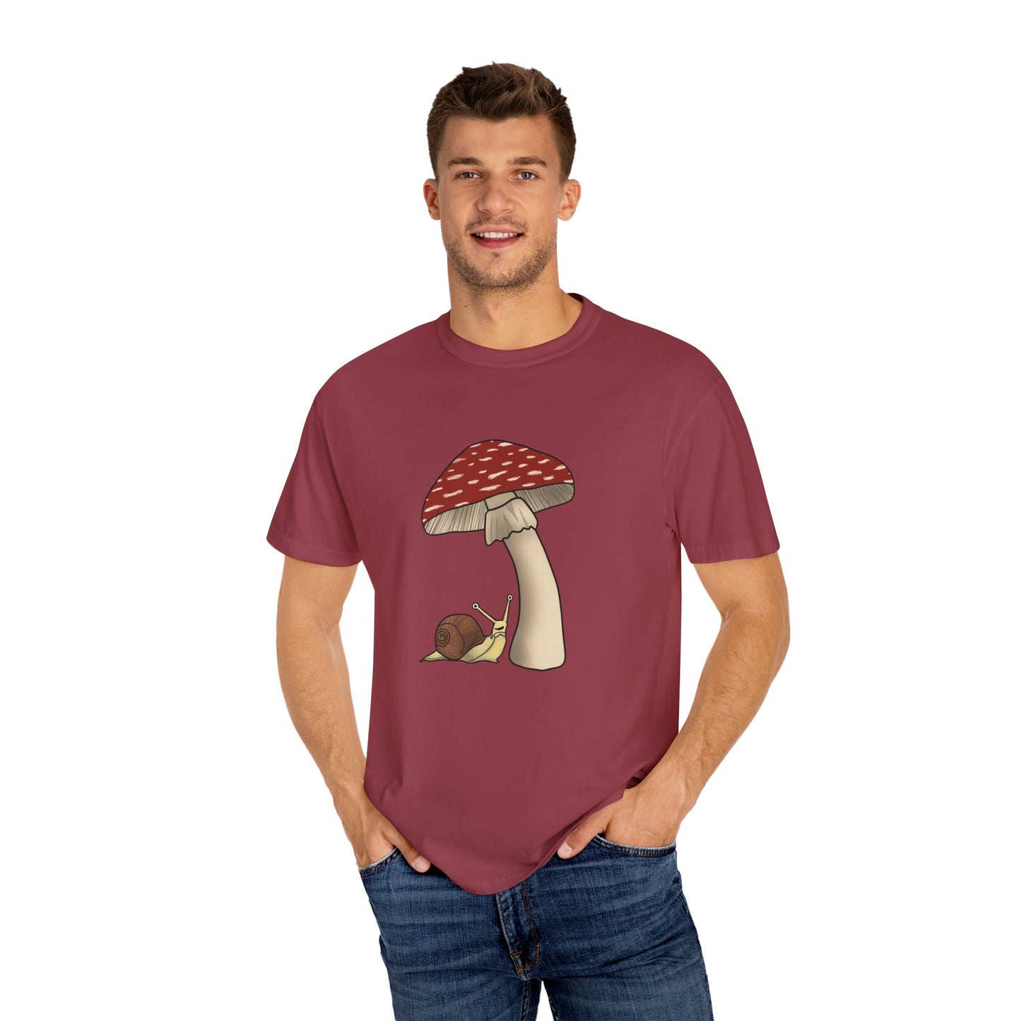 Snail in the Mushroom Shade T-Shirt