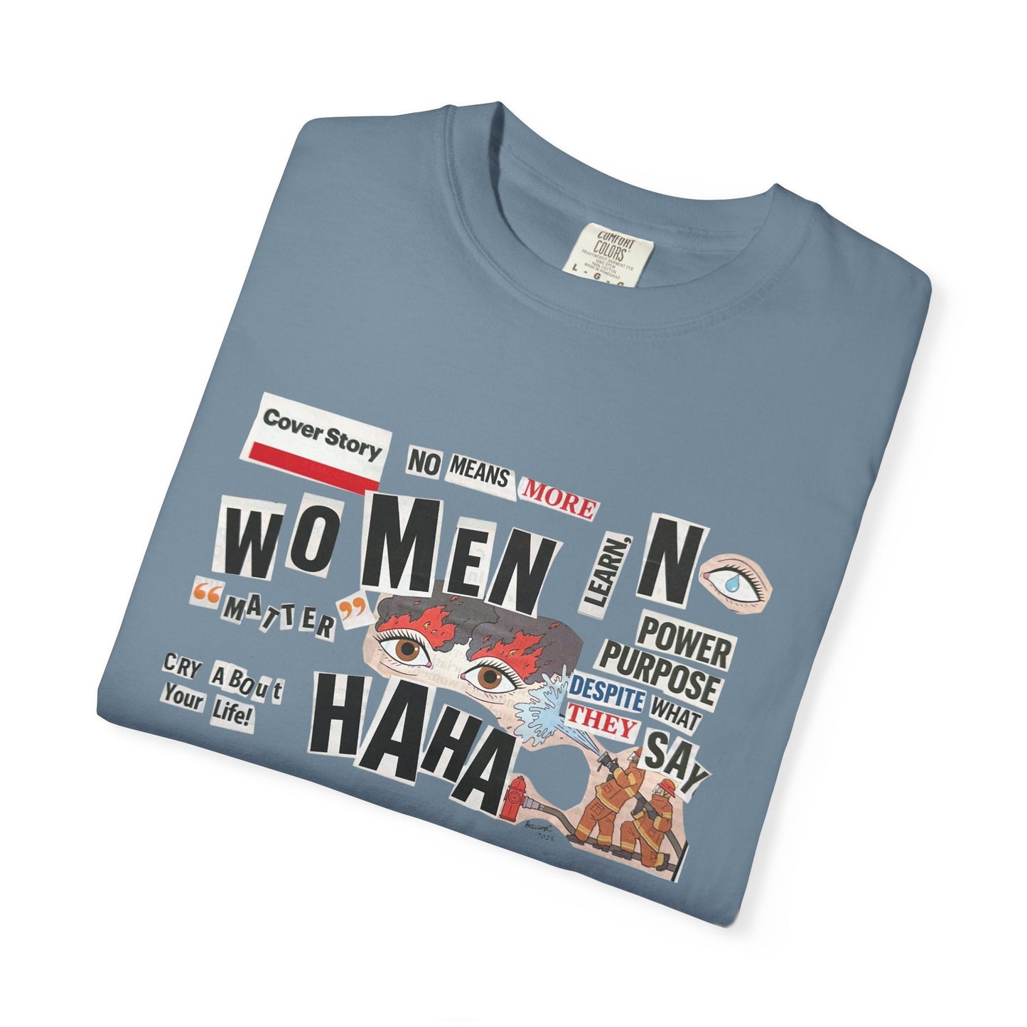 No Means More Collage Shirt