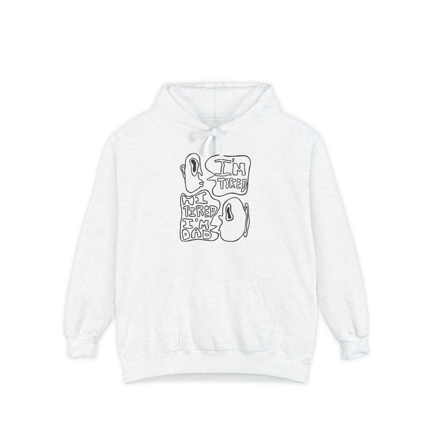 Dad Joke Hoodie | Narcolepsy Awareness and Dad Joke Abstract Faces Sweatshirt, Comfort Colors