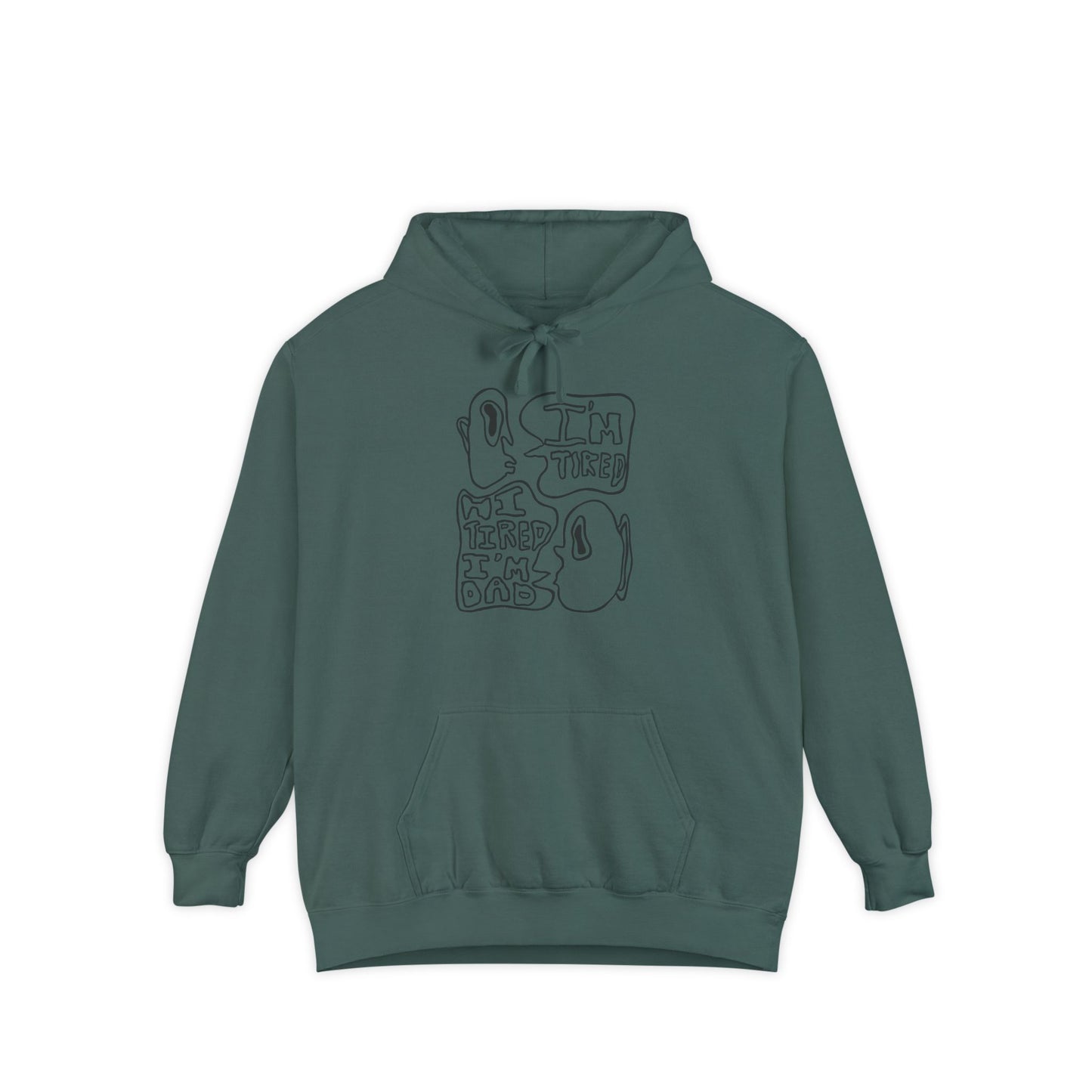 Dad Joke Hoodie | Narcolepsy Awareness and Dad Joke Abstract Faces Sweatshirt, Comfort Colors