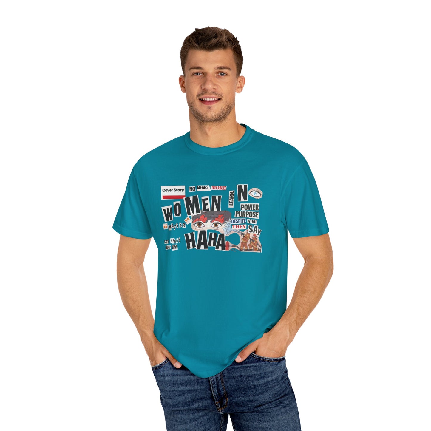 No Means More Collage Shirt