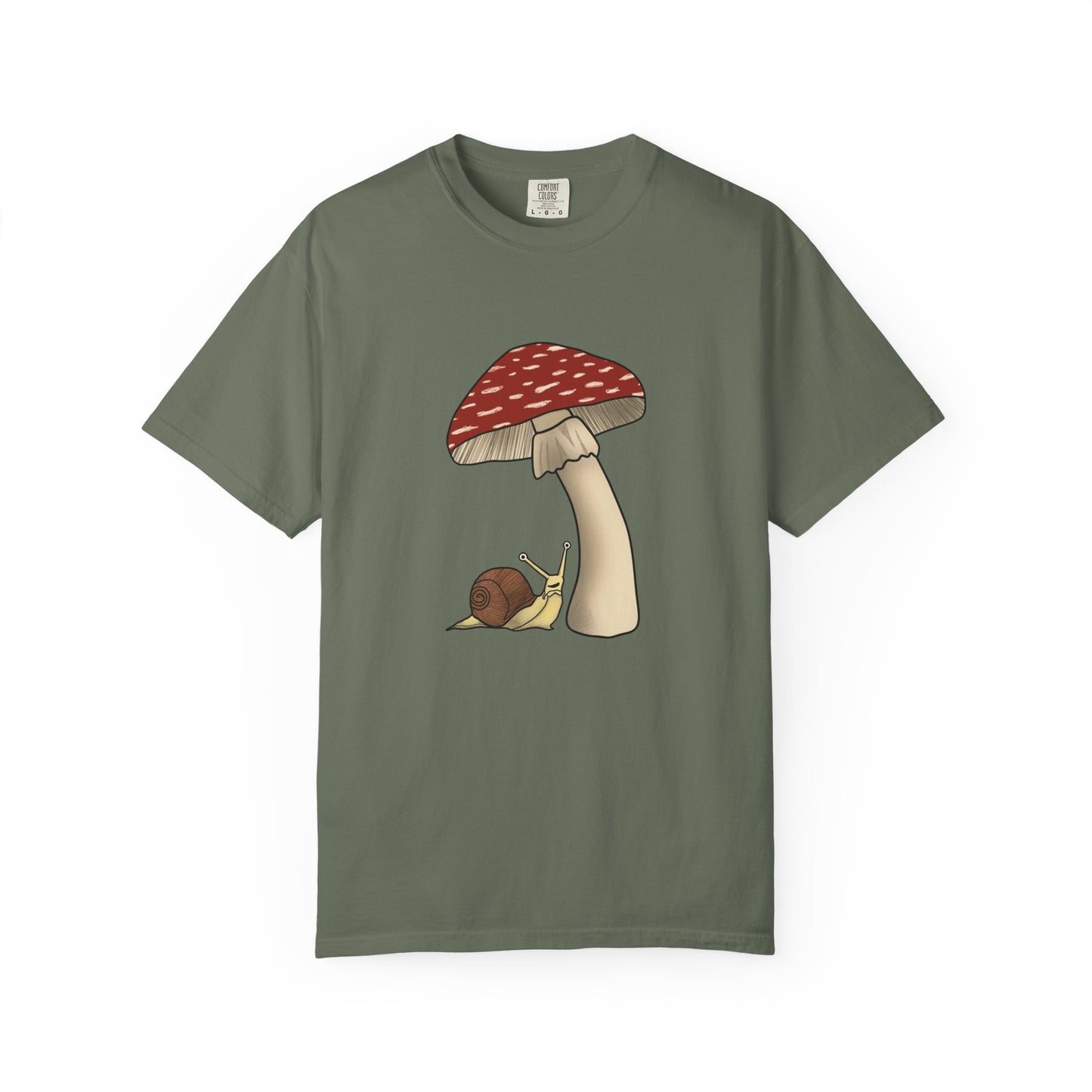 Snail in the Mushroom Shade T-Shirt