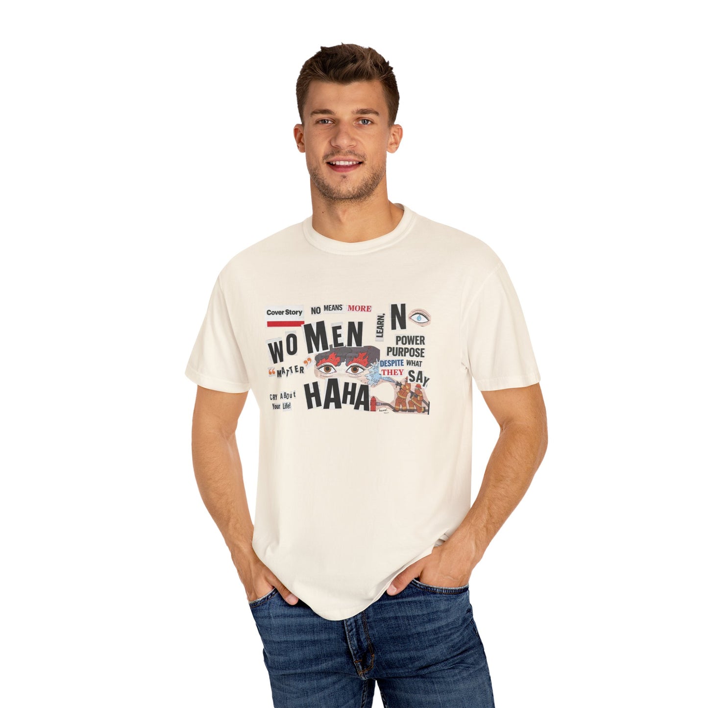 No Means More Collage Shirt