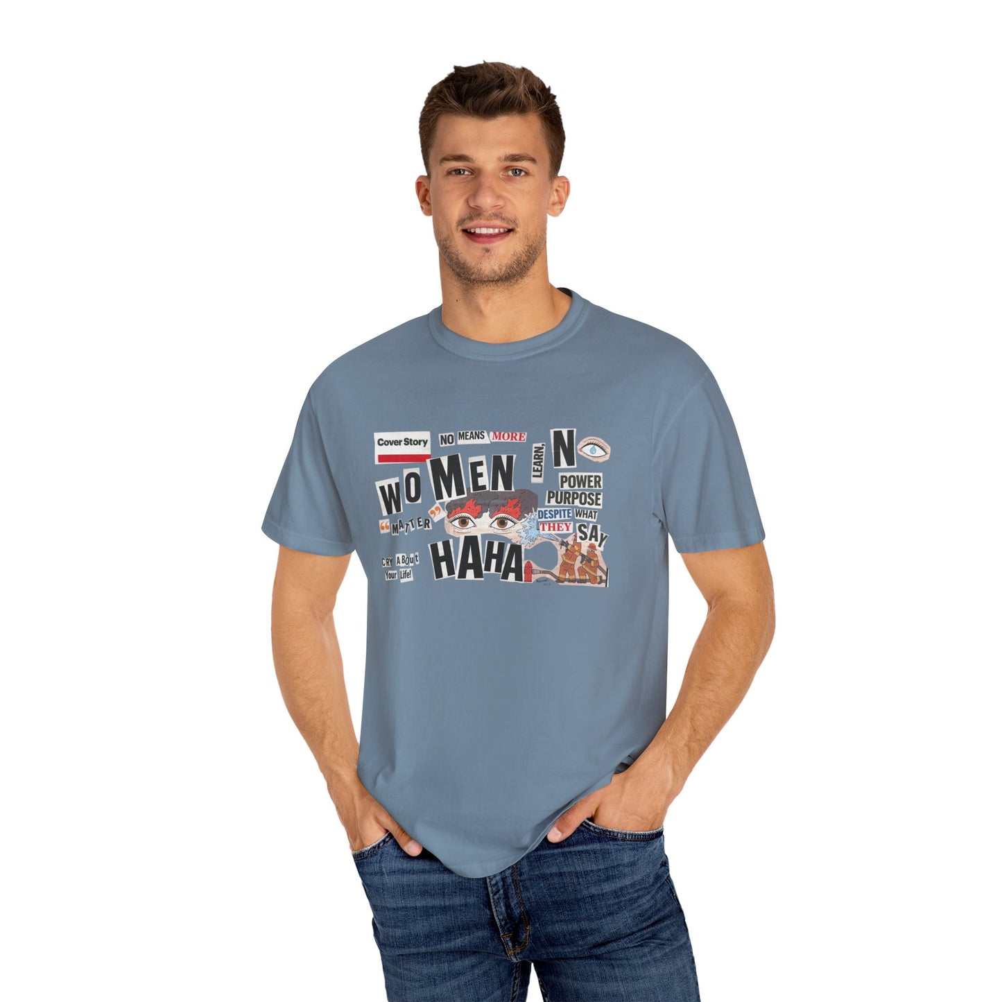 No Means More Collage Shirt