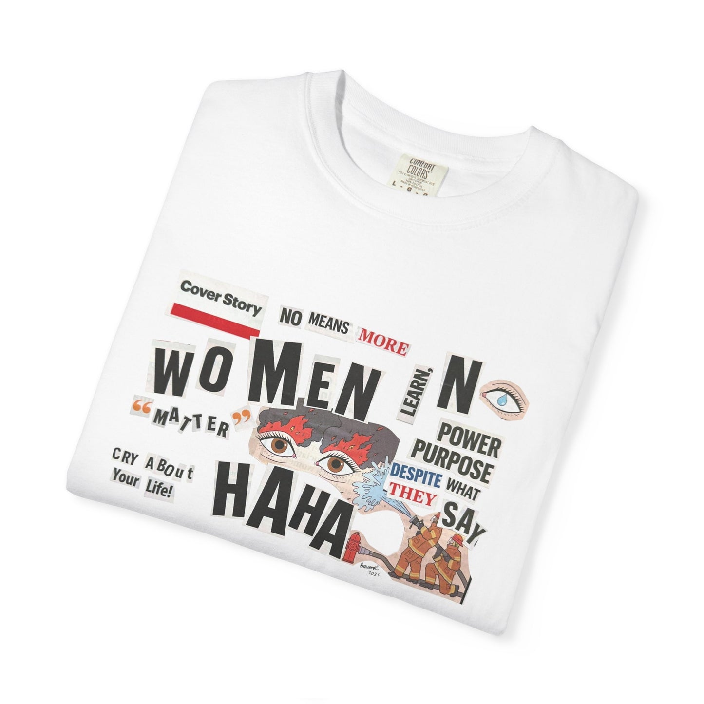 No Means More Collage Shirt
