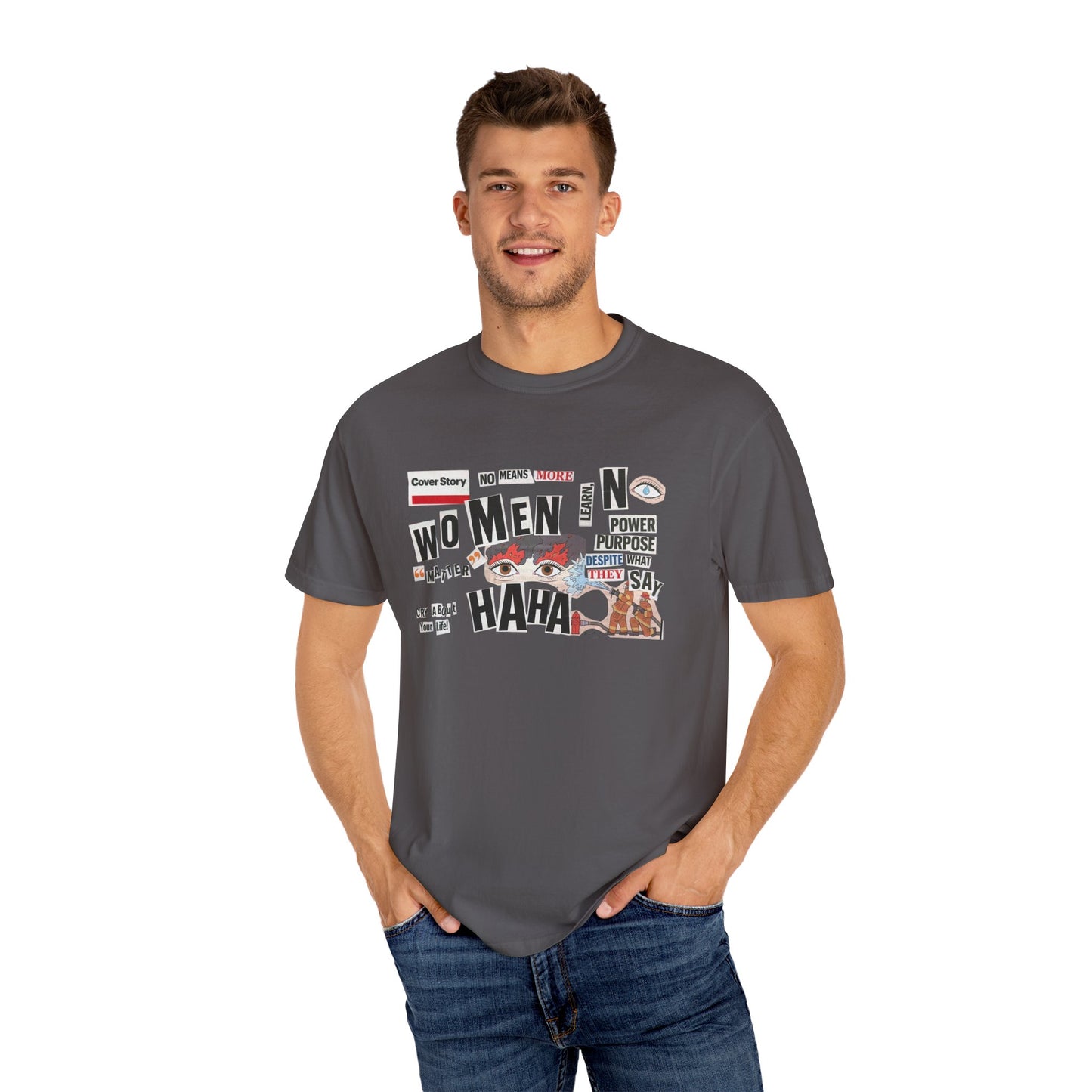 No Means More Collage Shirt