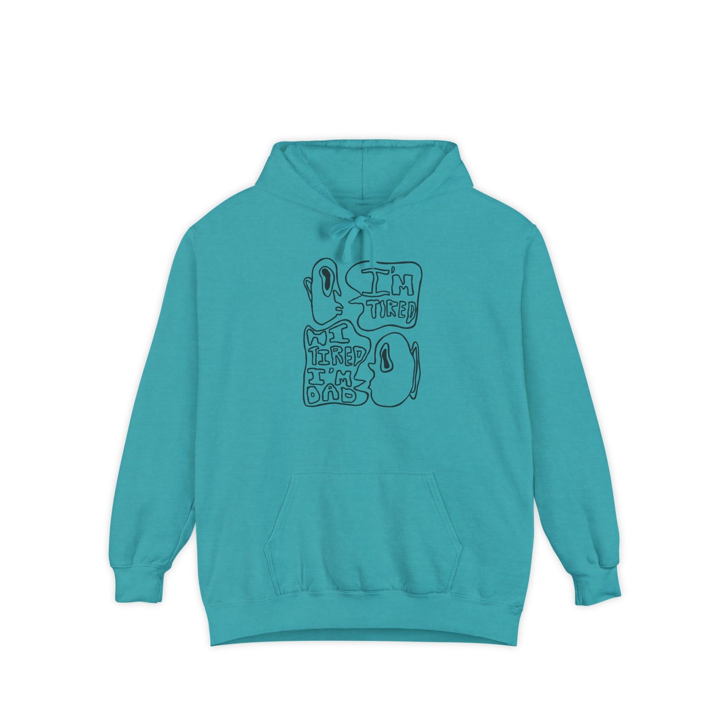 Dad Joke Hoodie | Narcolepsy Awareness and Dad Joke Abstract Faces Sweatshirt, Comfort Colors