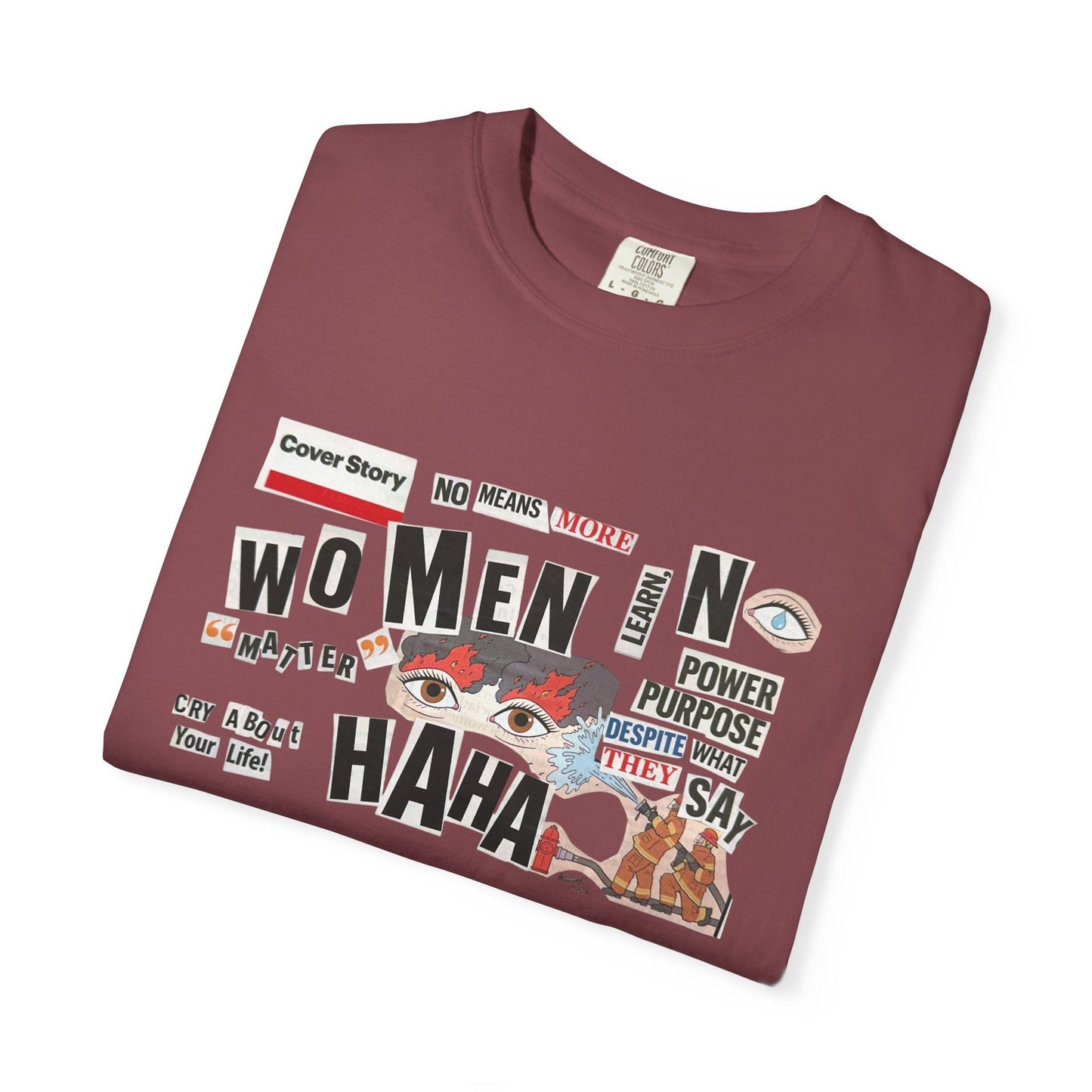 No Means More Collage Shirt