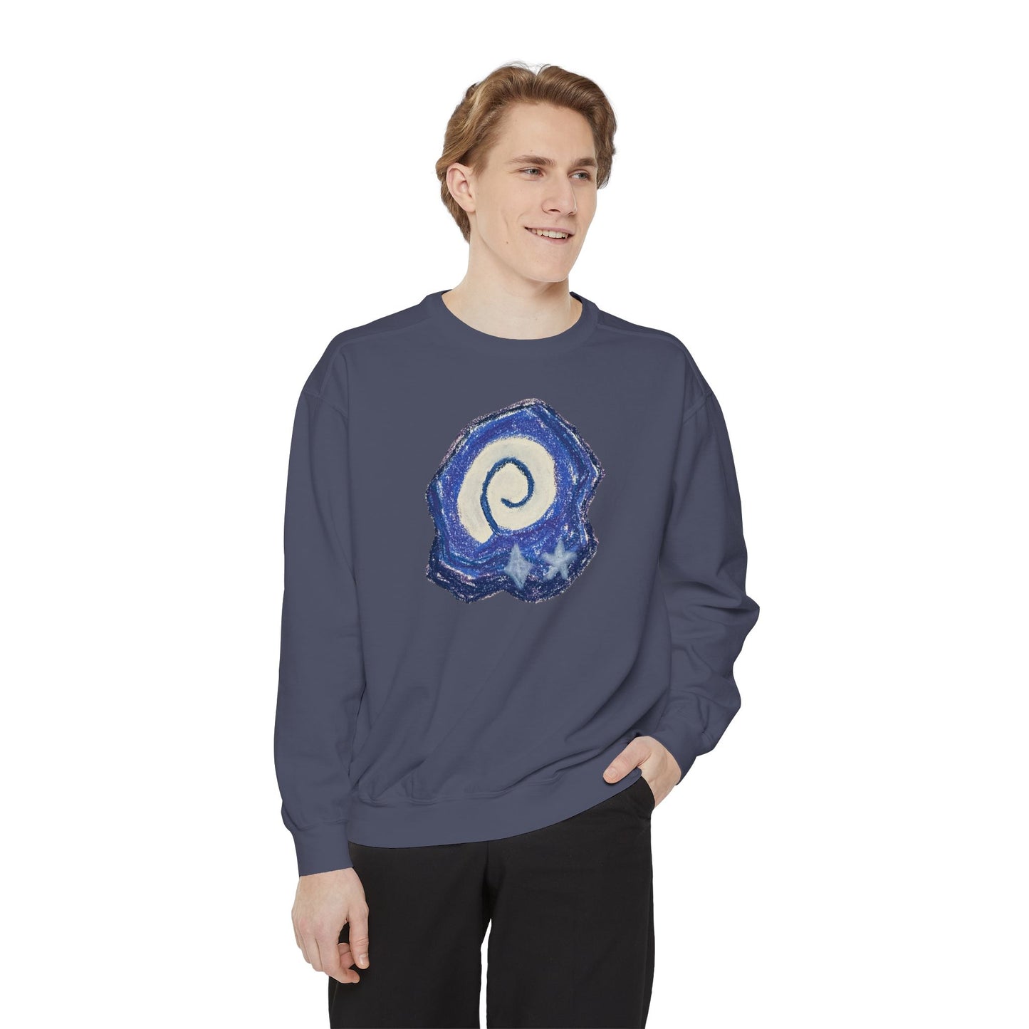 AC Fossil Crewneck | Unisex Garment-Dyed Sweatshirt, Casual Comfort, Comfort Colors