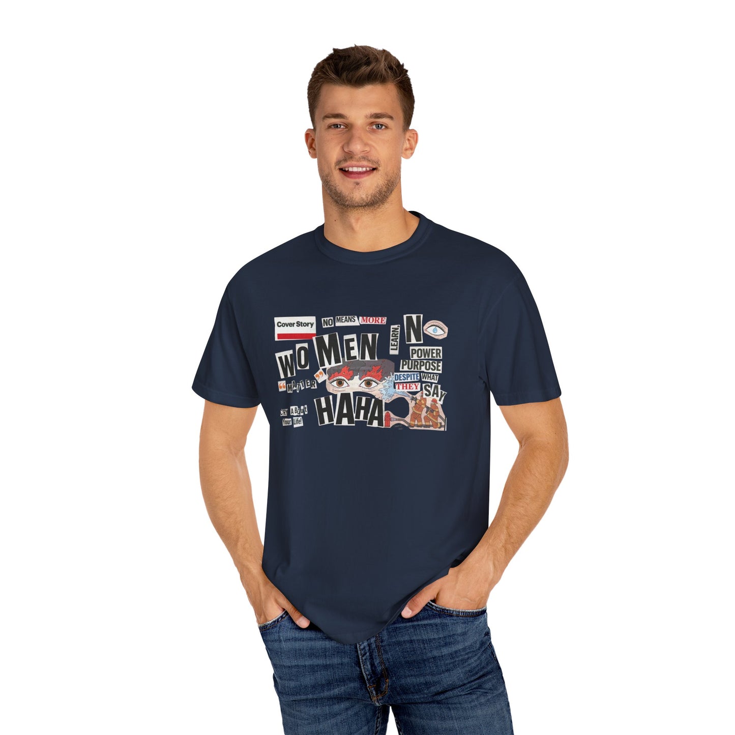 No Means More Collage Shirt