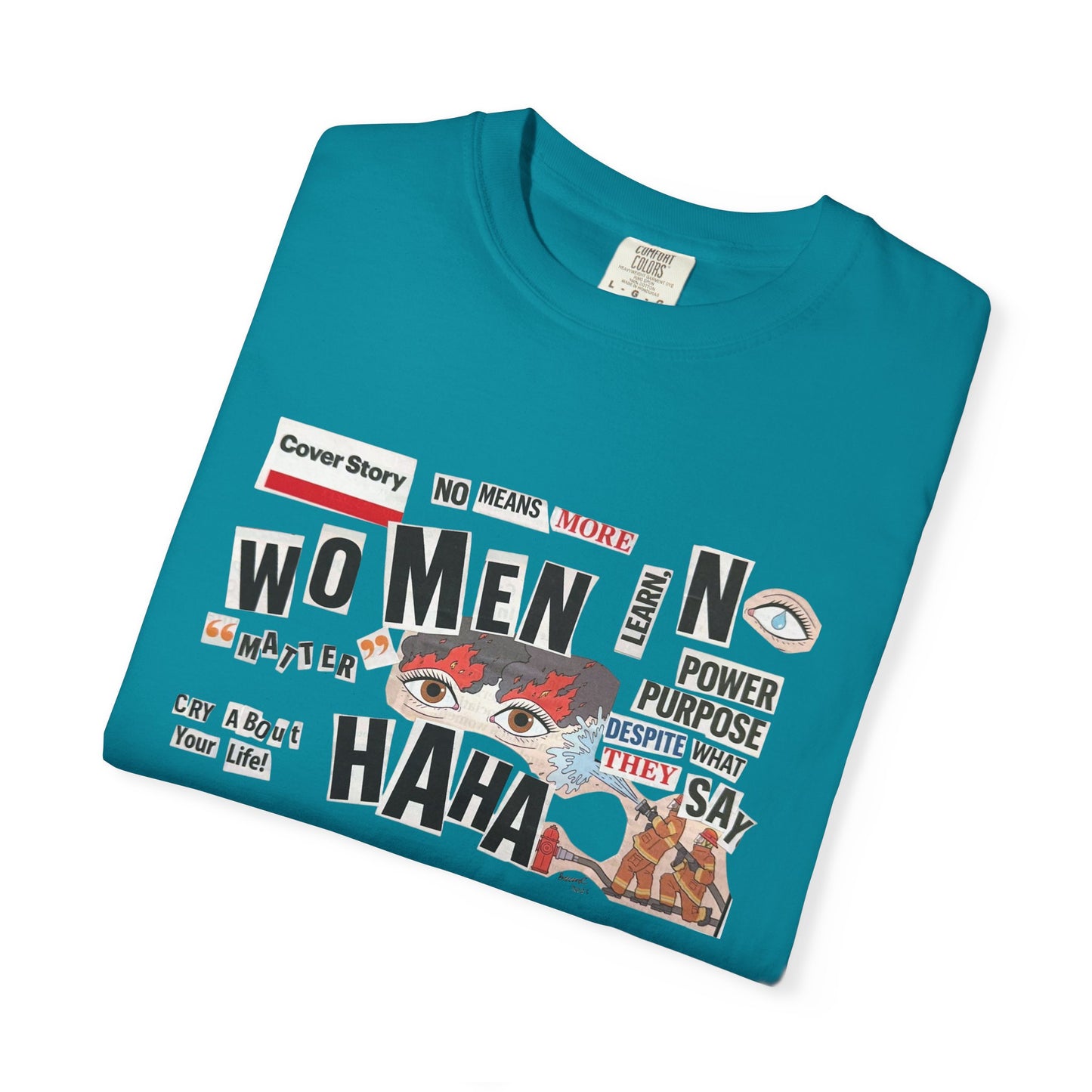 No Means More Collage Shirt
