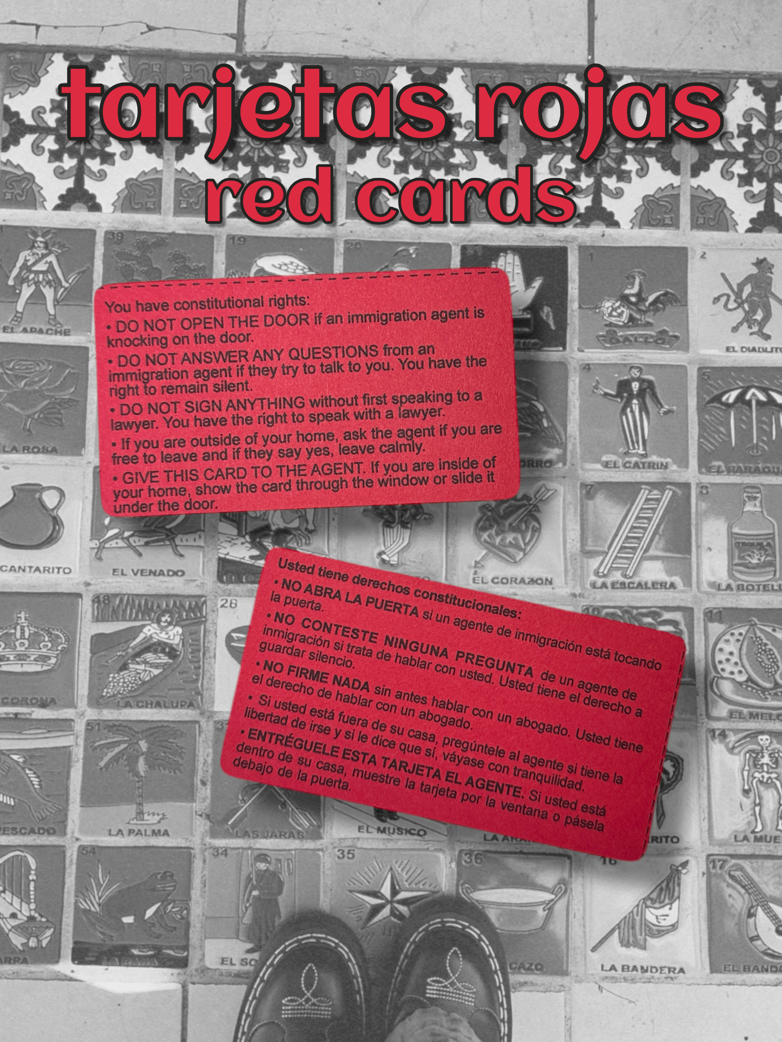Tarjetas Rojas/Red Cards FREE IMMIGRATION RESOURCES Matchai Designs