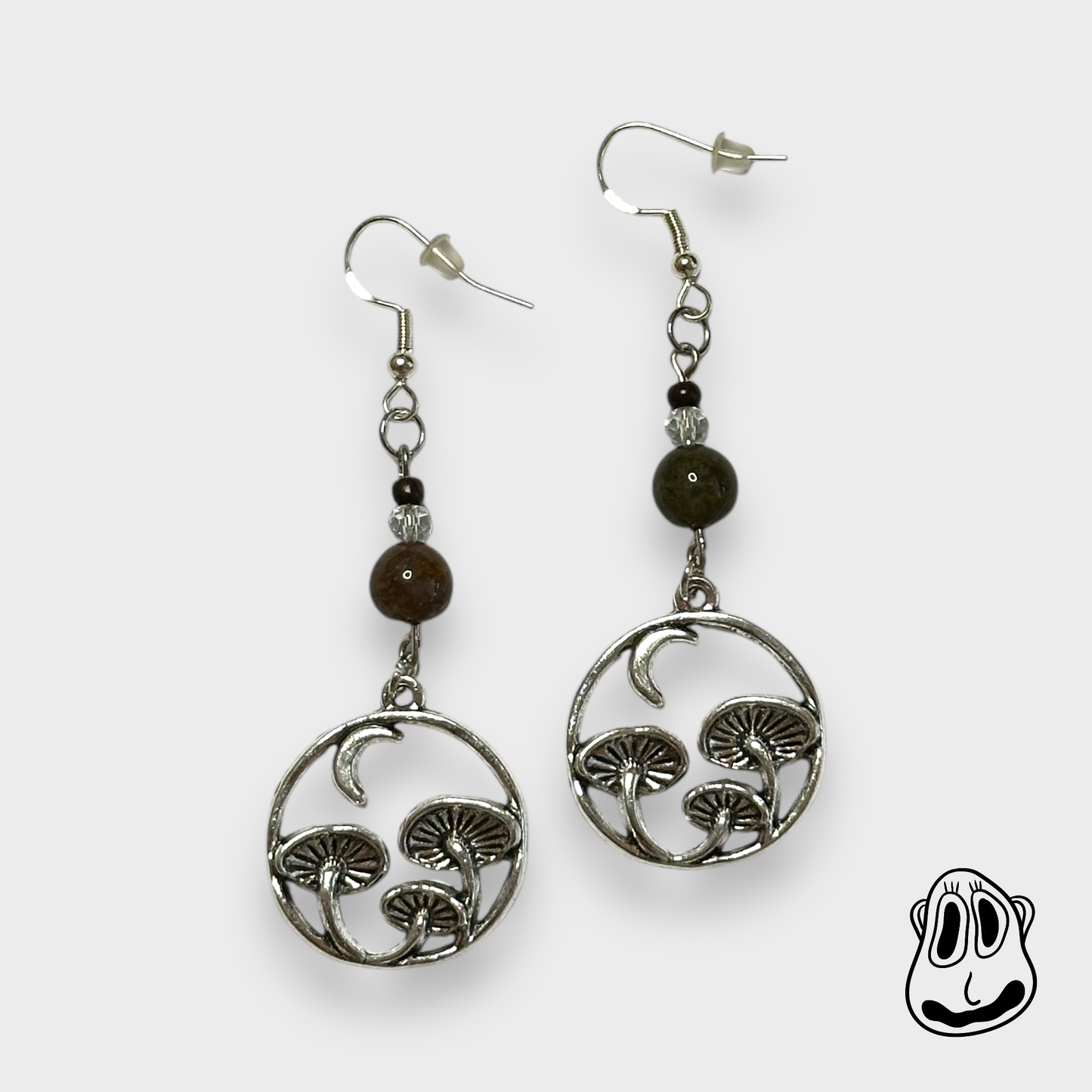 Forest Floor Mushroom Mushroom Earrings | Handmade Jewelry